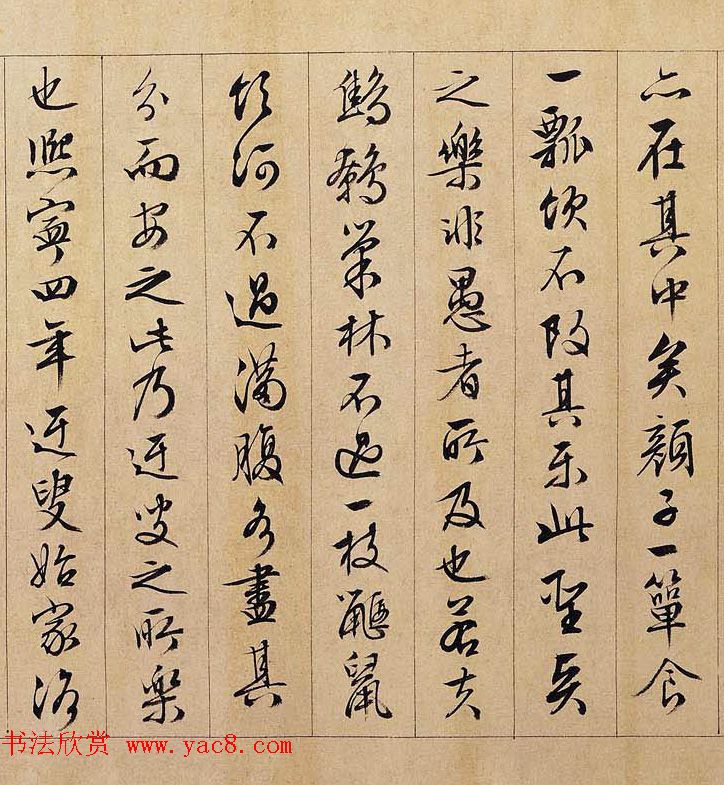 文徵明89岁行书长卷《独乐园图并书记》 文徵明89岁行书长卷《独乐园图并书记》