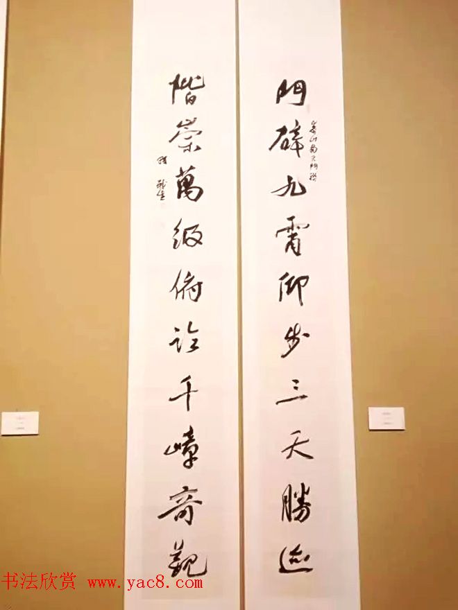 全国第八届楹联书法作品展图片辑