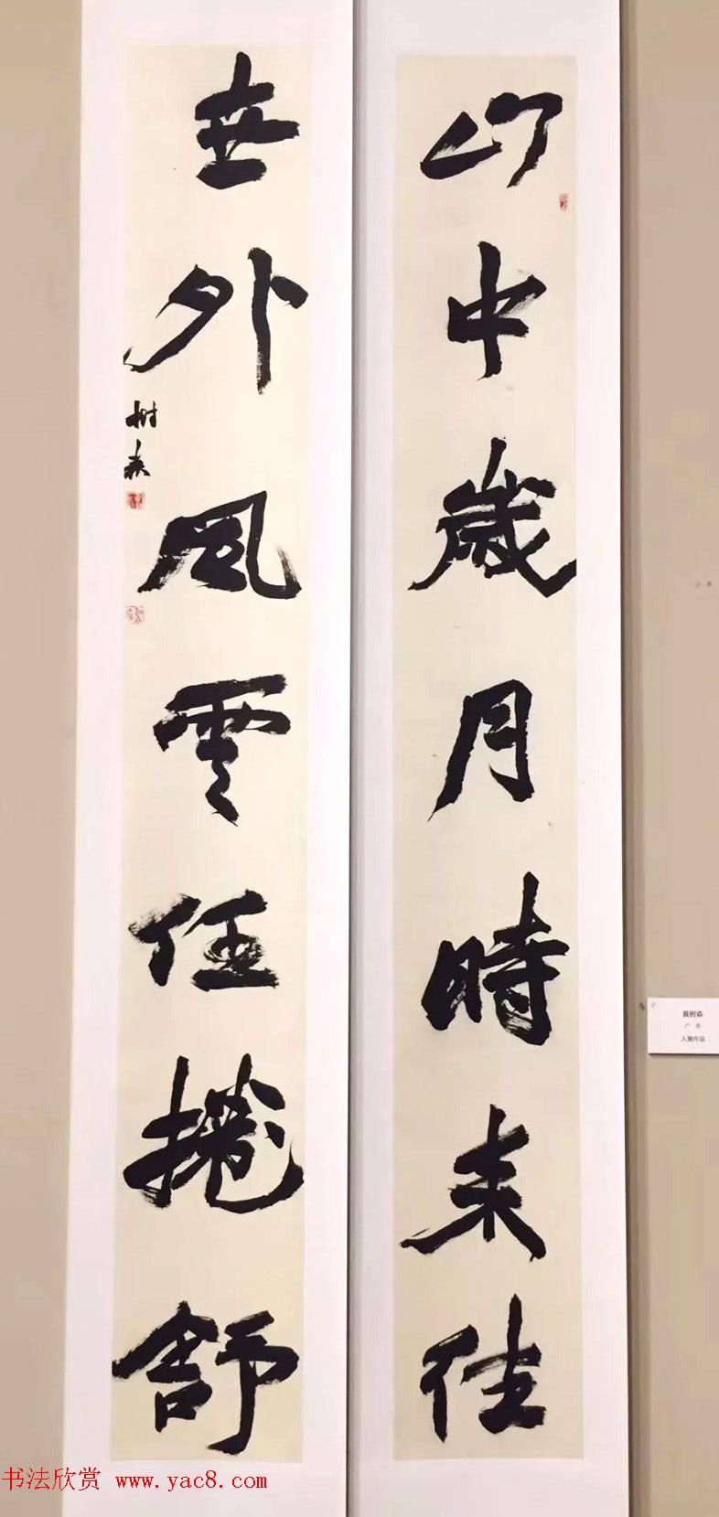 全国第八届楹联书法作品展图片辑
