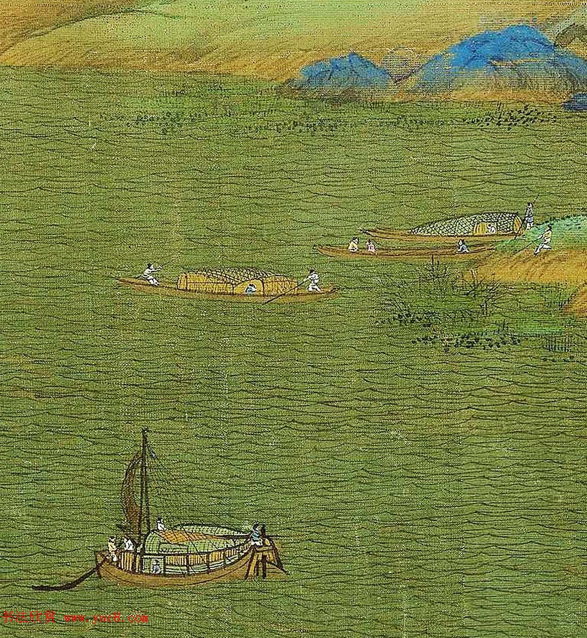 北宋王希孟传世名画《千里江山图》