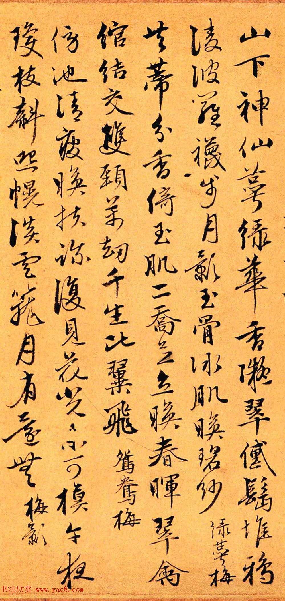 赵孟頫第三子赵奕行书梅花五十咏卷