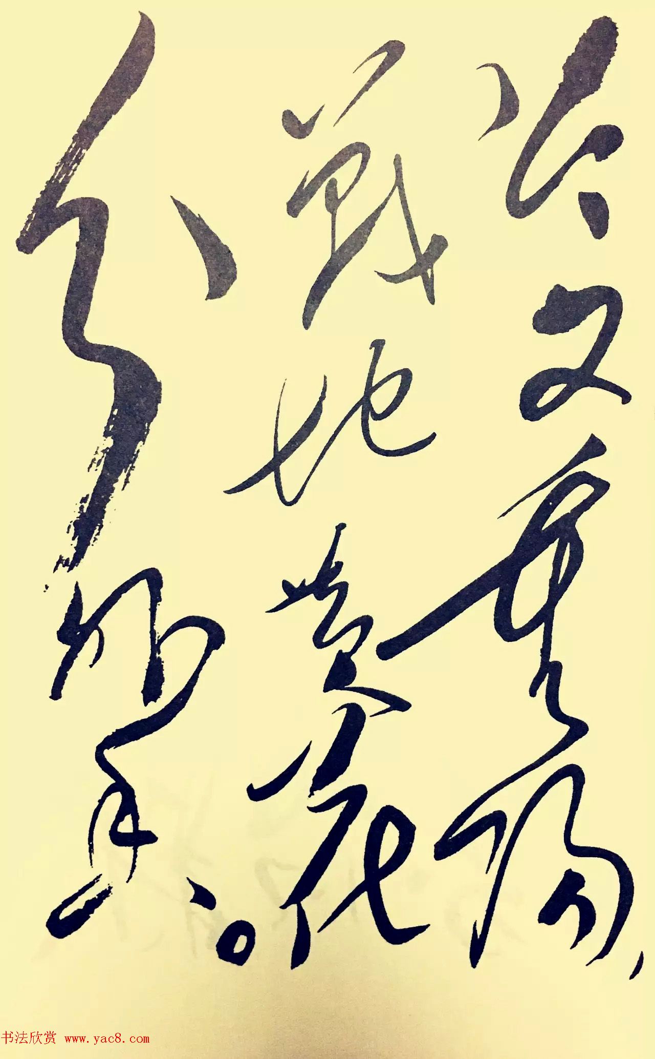 毛泽东草书欣赏《采桑子·重阳》 毛泽东草书欣赏《采桑子·重阳》