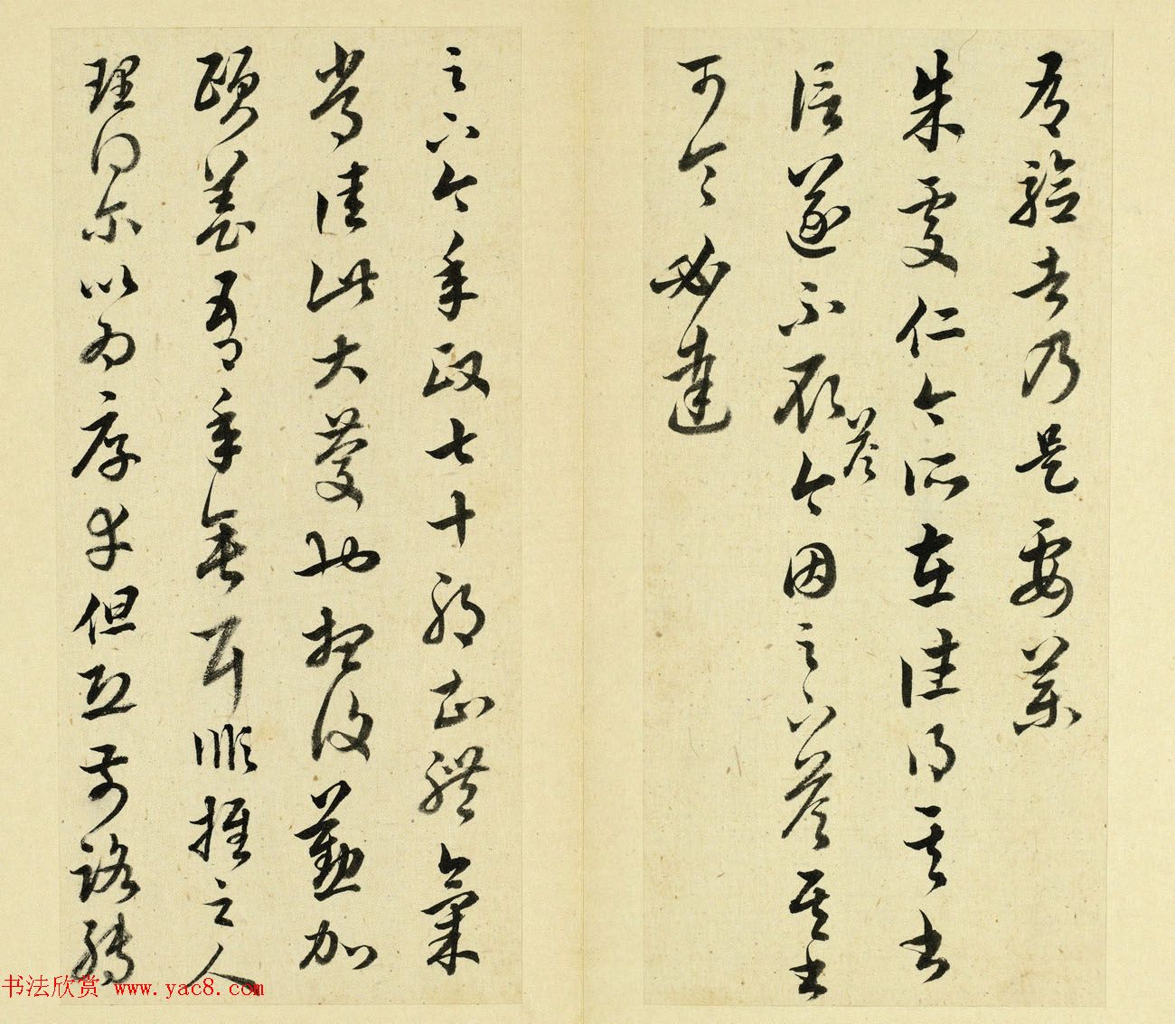 清代王澍书法册页欣赏《临十七帖》