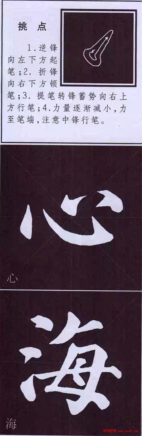 颜真卿楷书字帖《颜体字书法要诀》