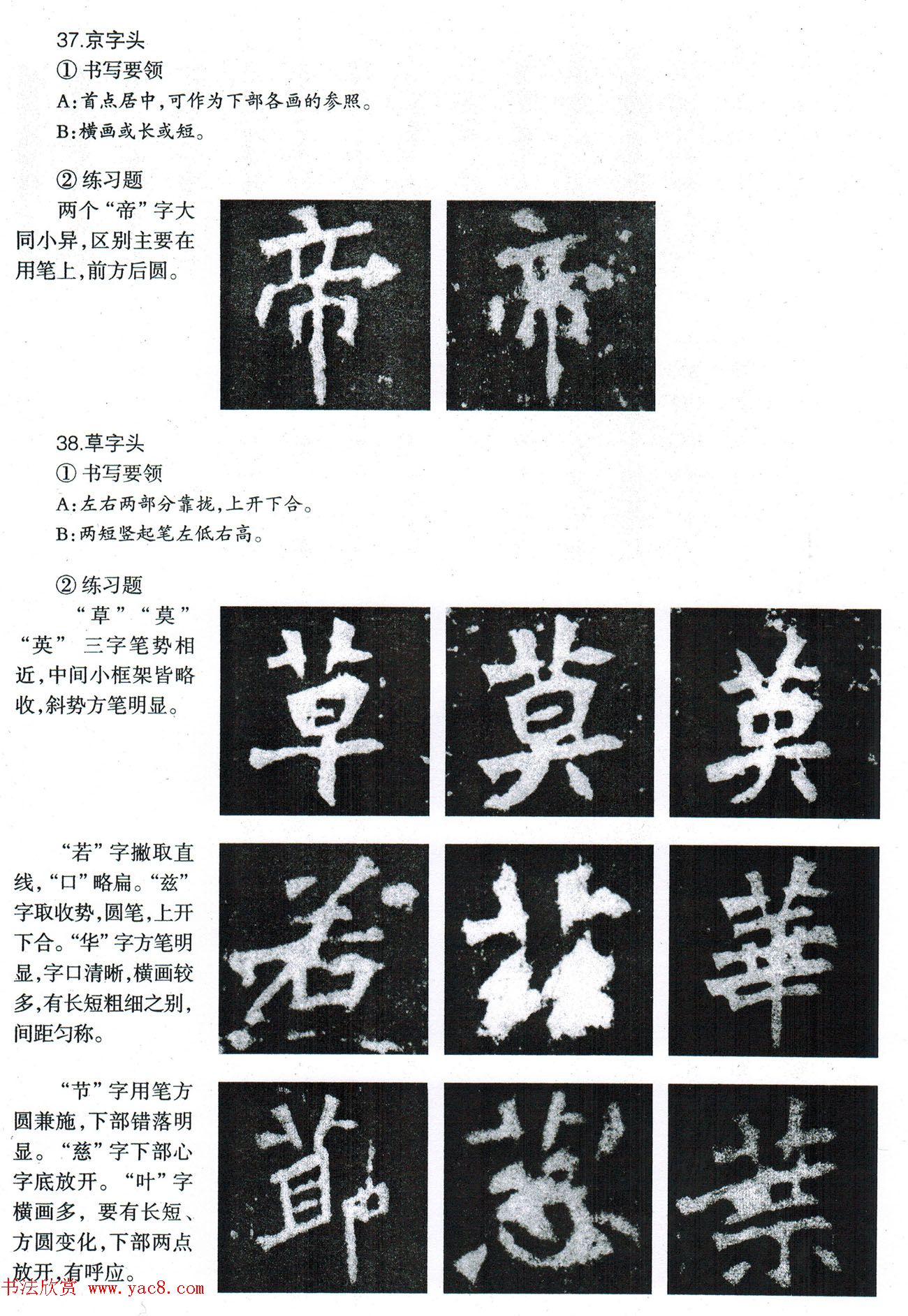 书法教程《张猛龙碑技法--偏旁部首》