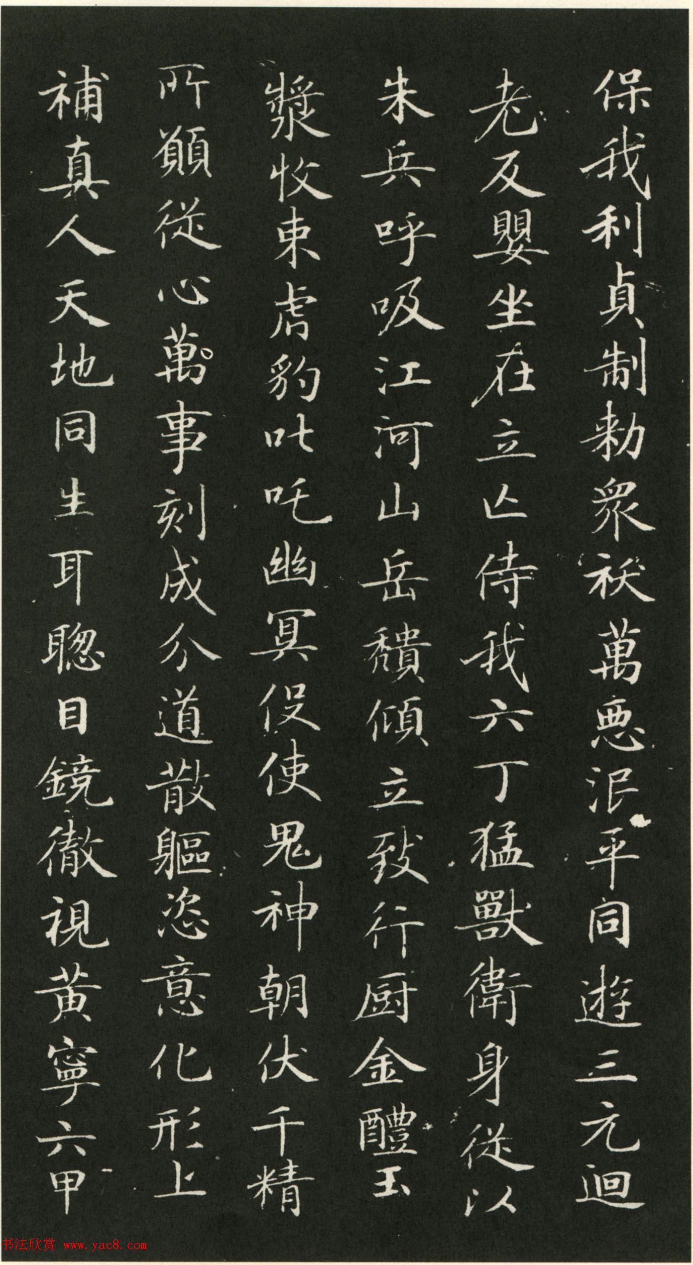 唐代钟绍京小楷书法《灵飞经》渤海本