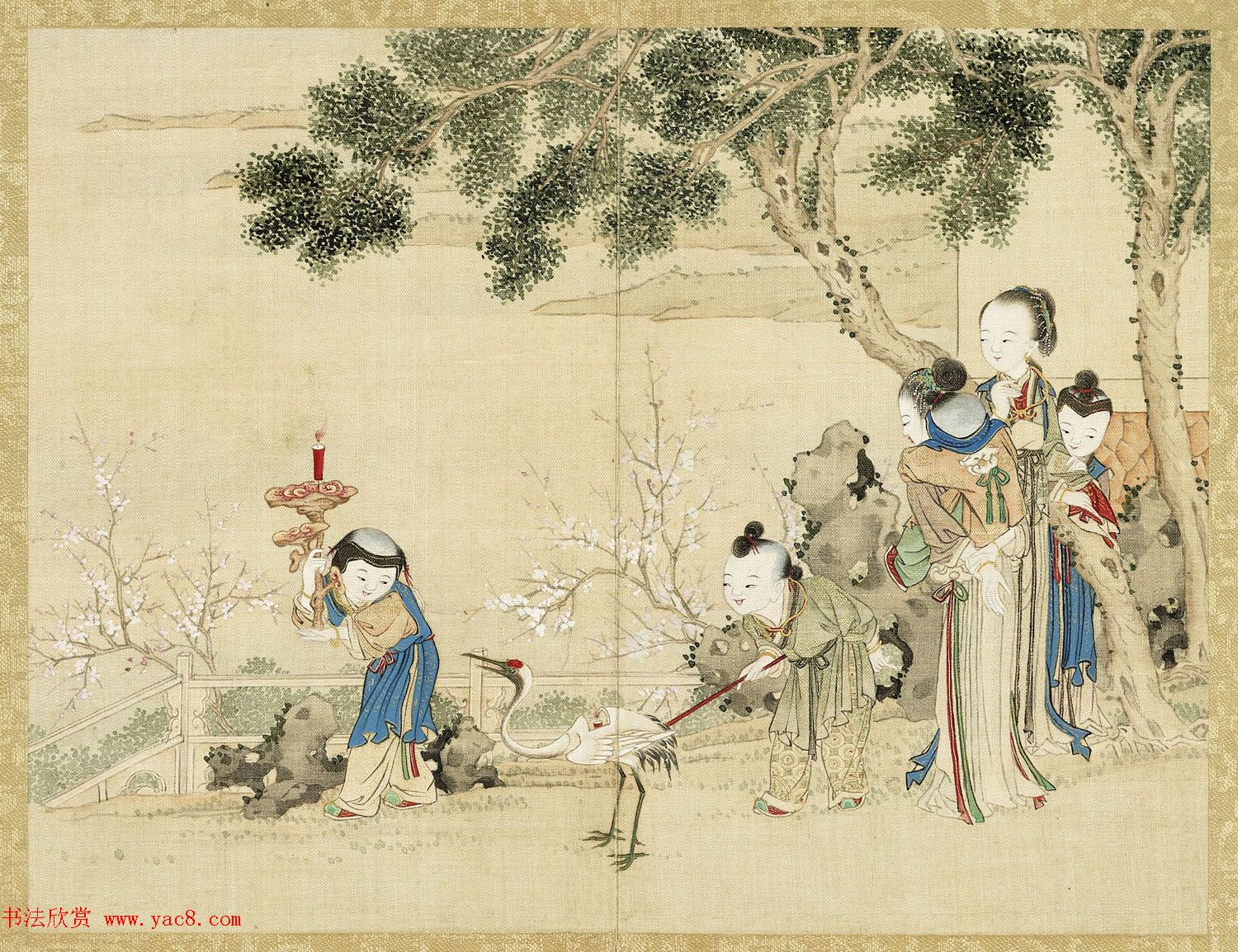 清宫绘本《升平乐事图册》十二开