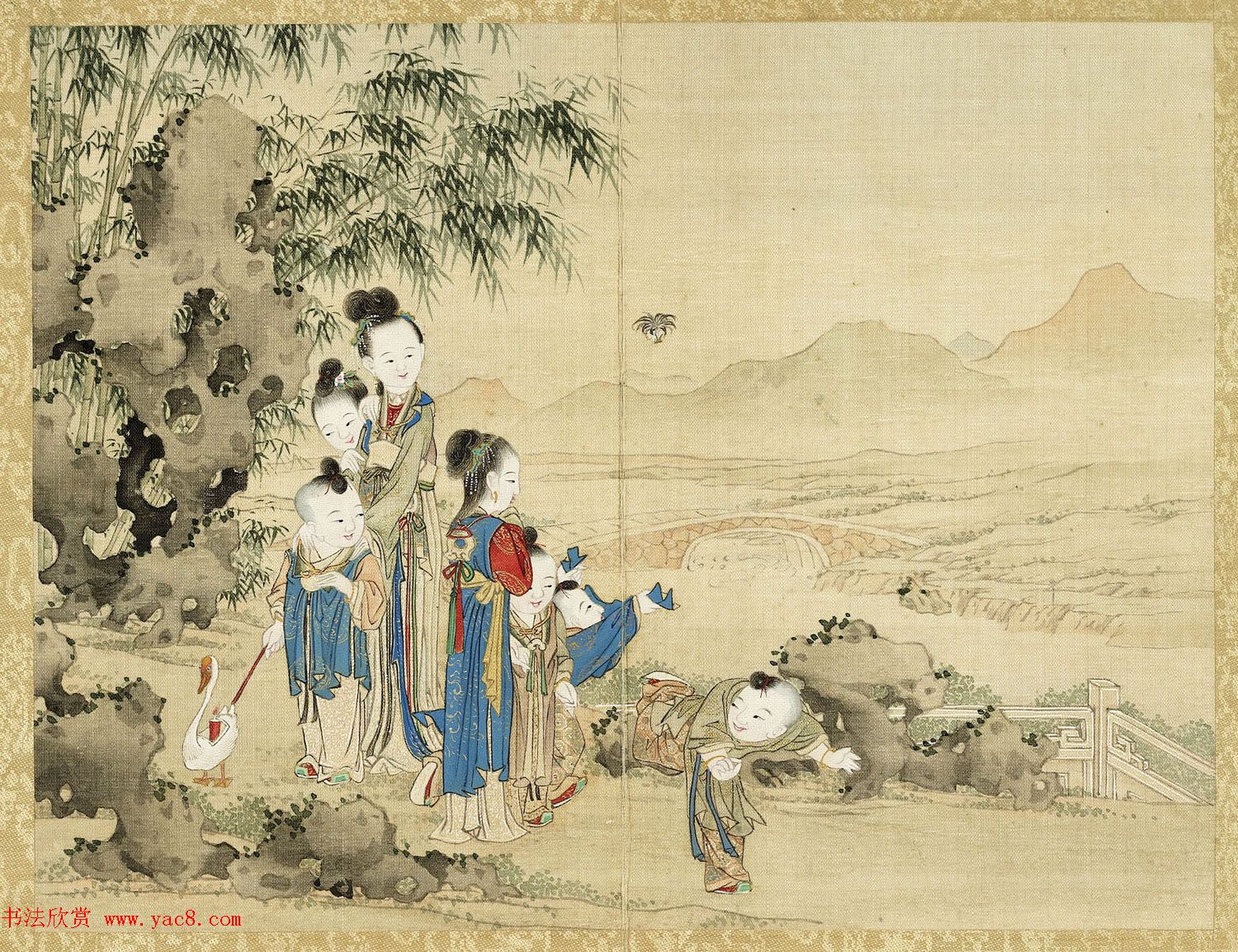 清宫绘本《升平乐事图册》十二开