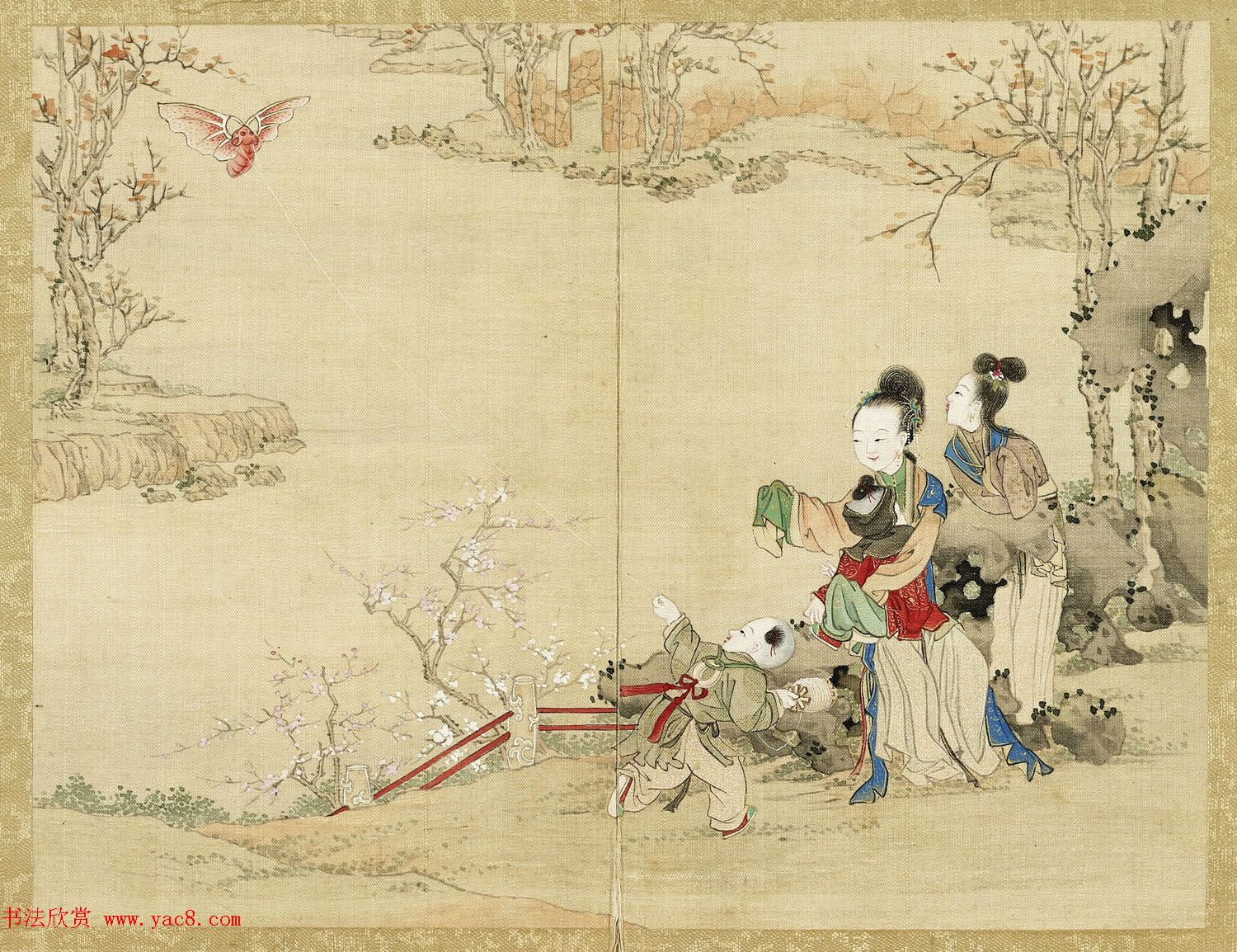 清宫绘本《升平乐事图册》十二开