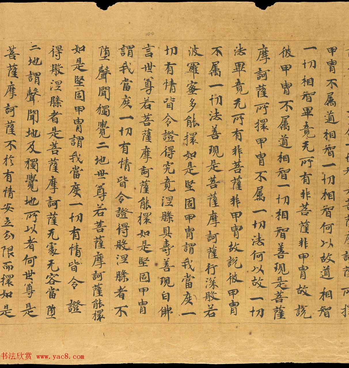 敦煌写本：大般若波罗密多经卷第317趣智品