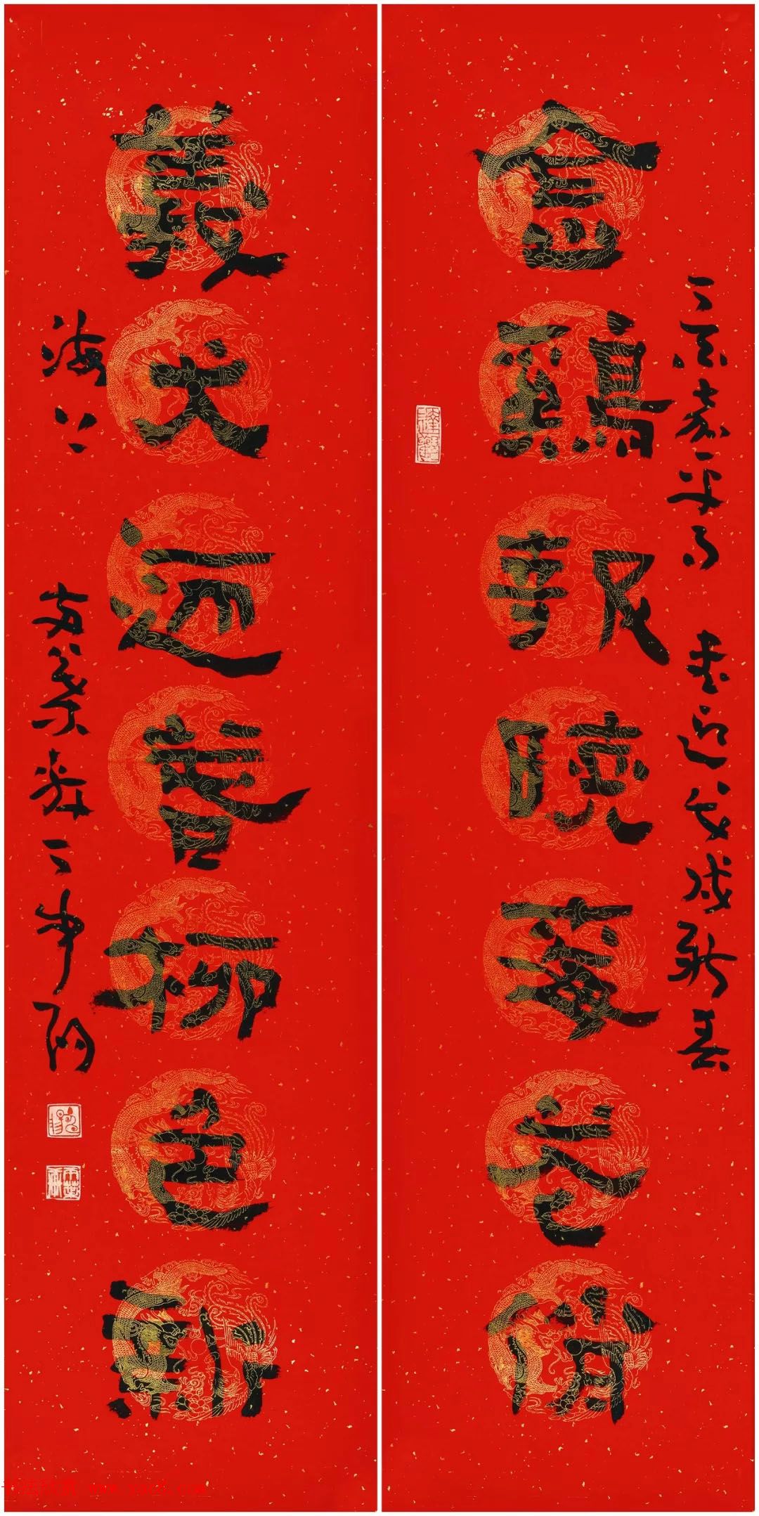 书法名家写春联：2018百联迎春作品展