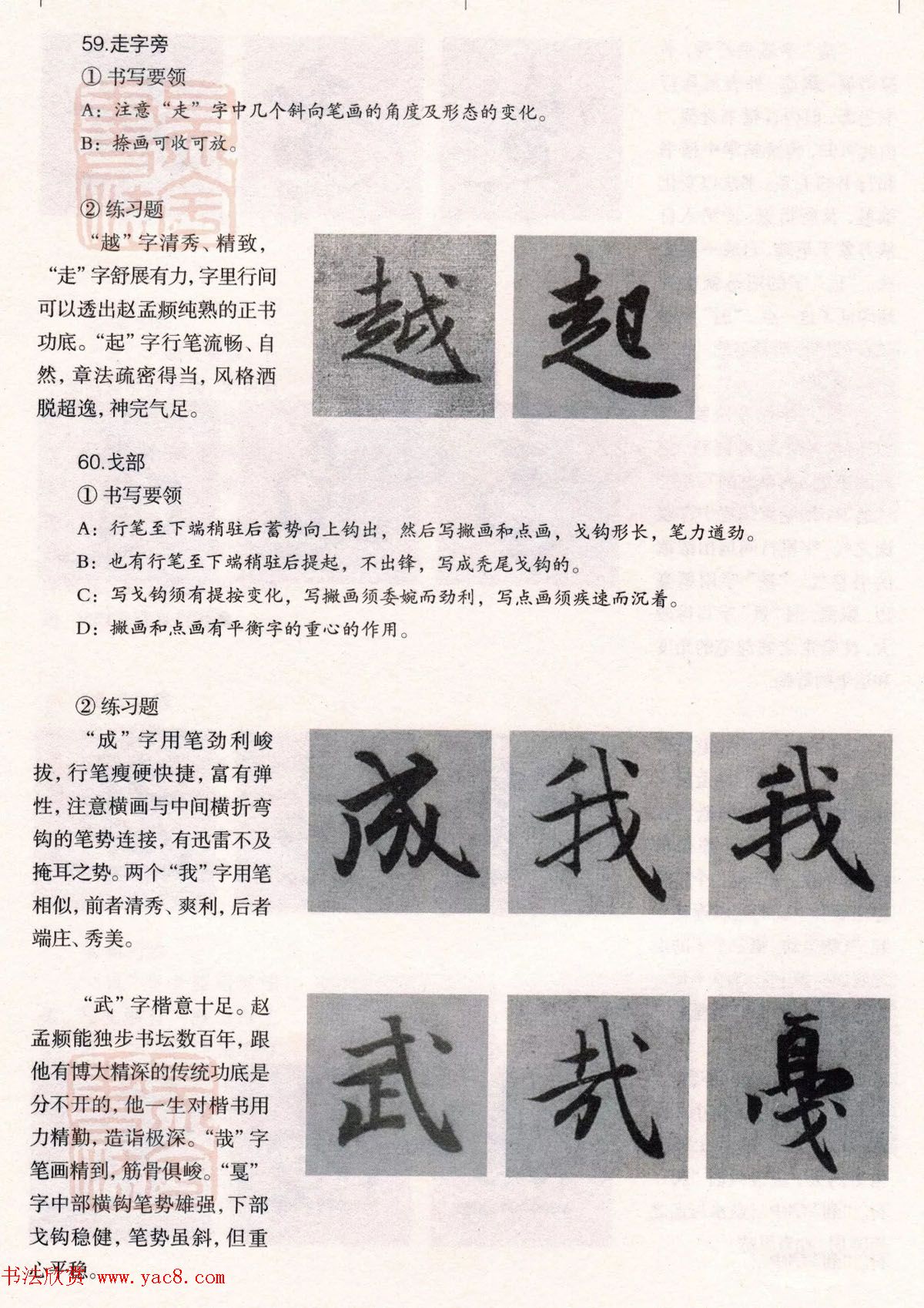 经典碑帖导学教程：赵孟頫书赤壁赋--偏旁篇