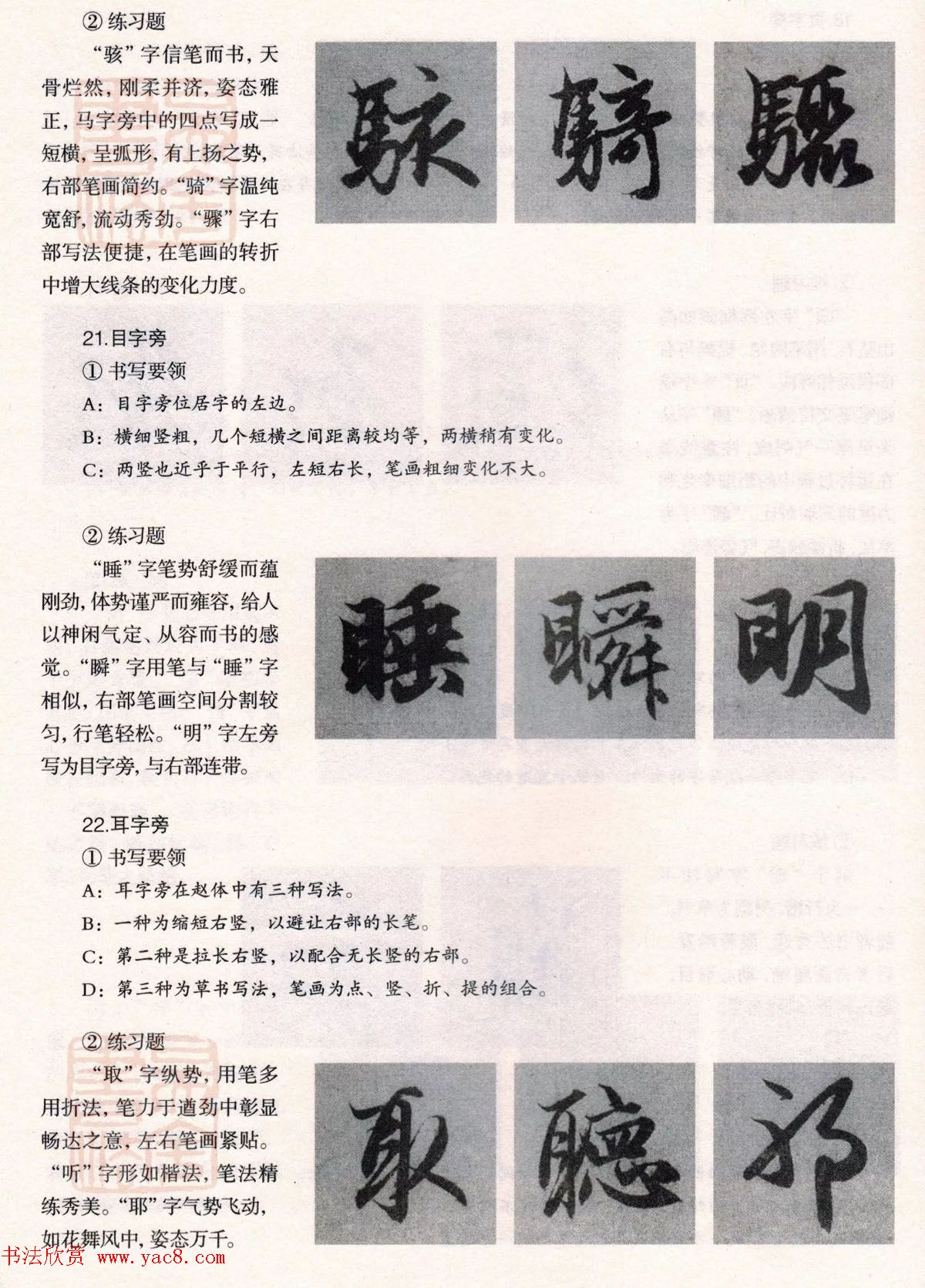 经典碑帖导学教程：赵孟頫书赤壁赋--偏旁篇