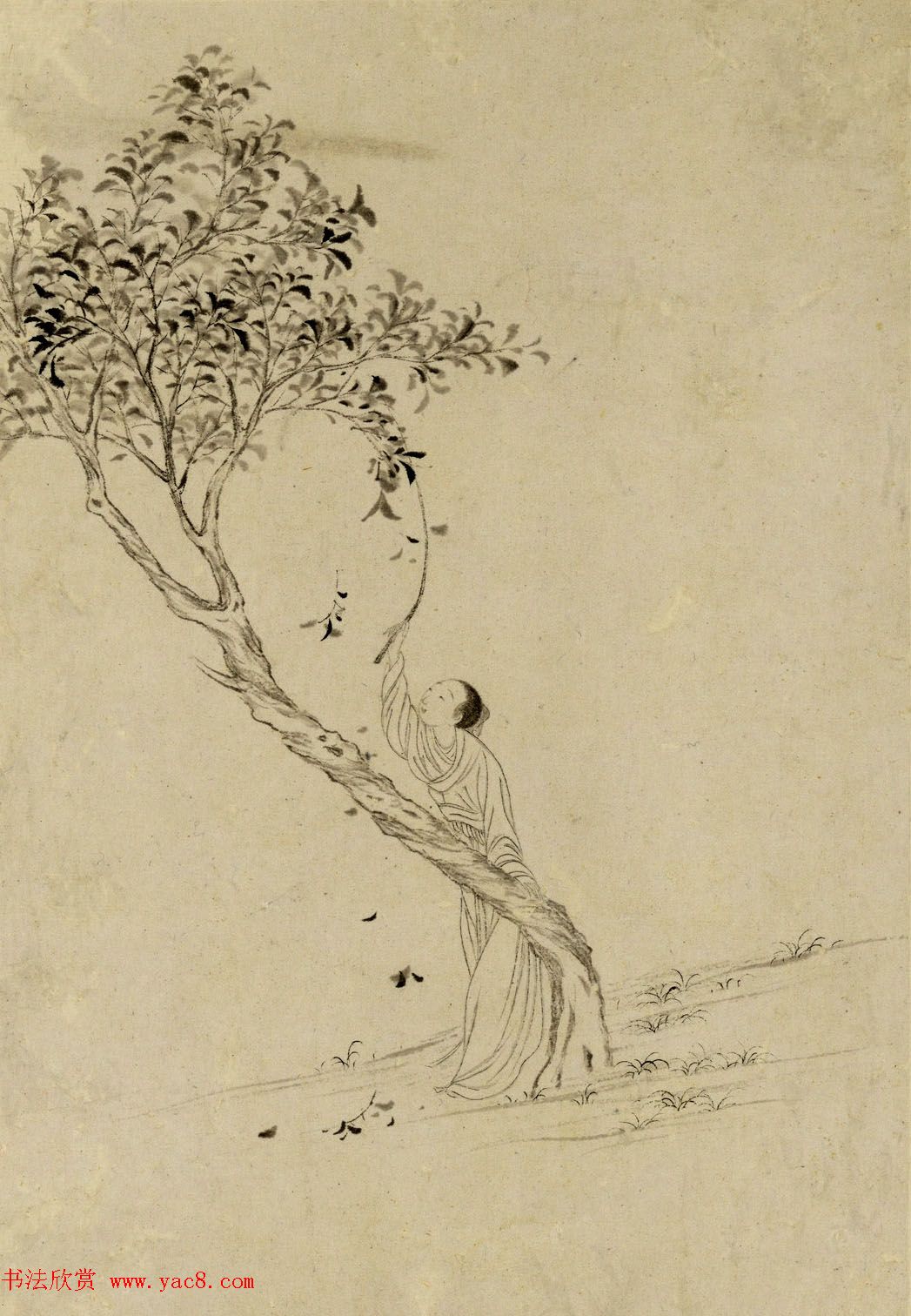 清代曹贞秀小楷书题改琦绘《列女图冊》