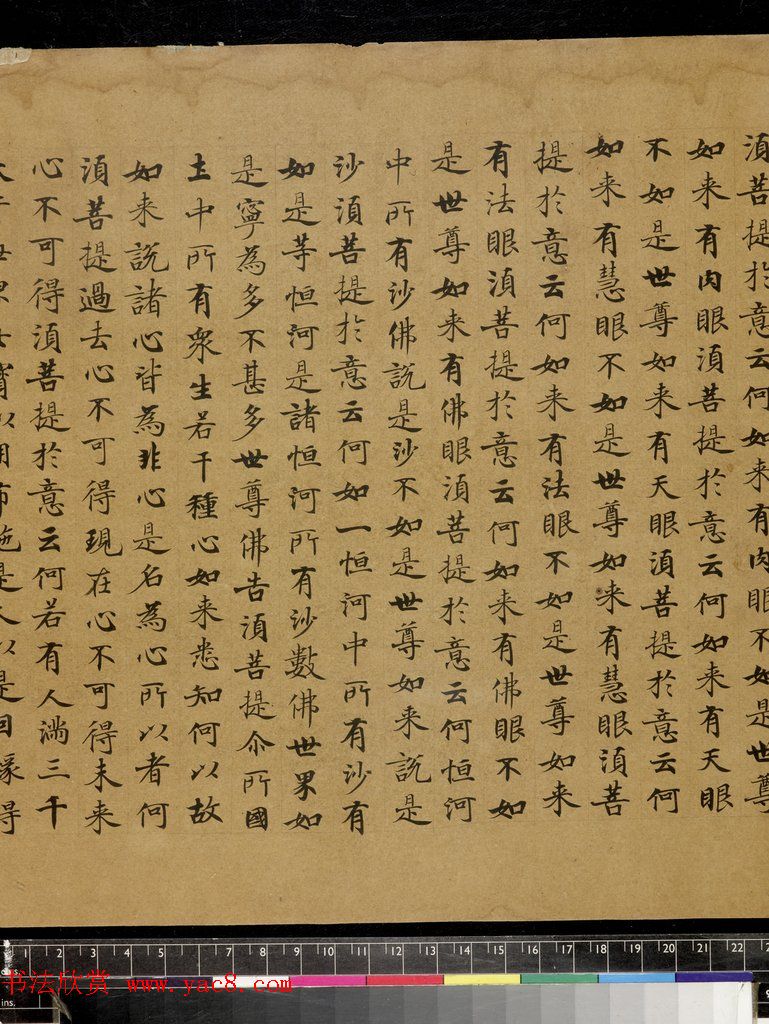 唐楷书《金刚般若波罗蜜经》（全图）