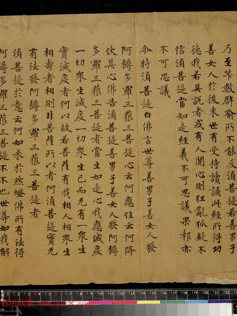 唐楷书《金刚般若波罗蜜经》（全图）