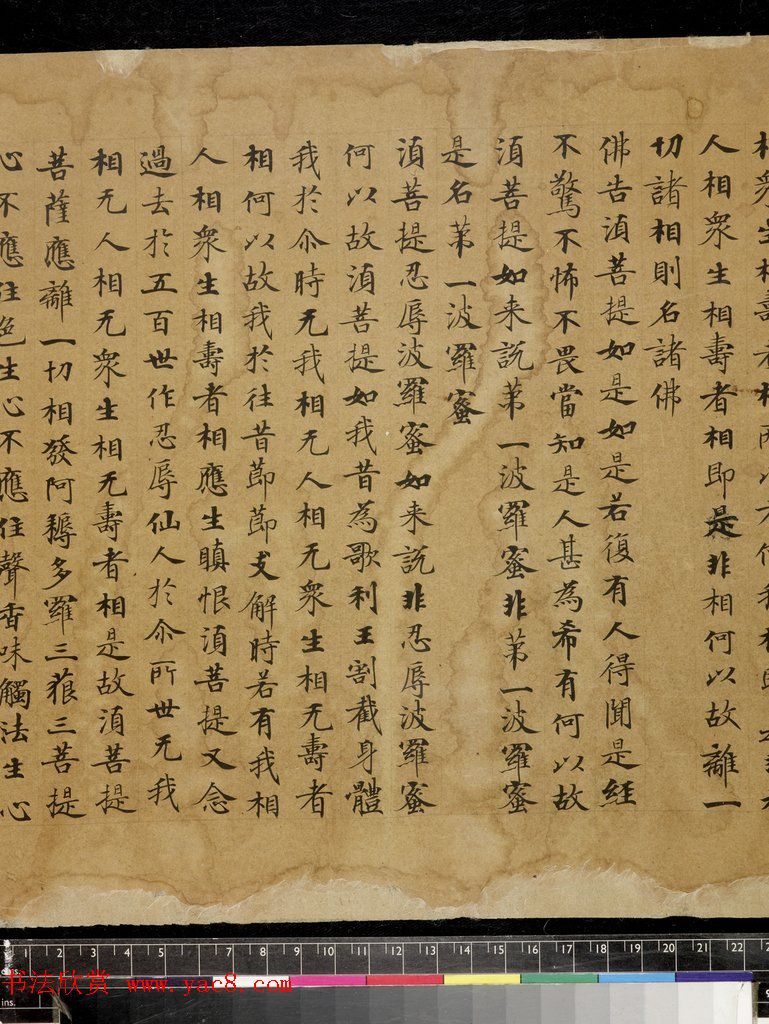 唐楷书《金刚般若波罗蜜经》（全图）