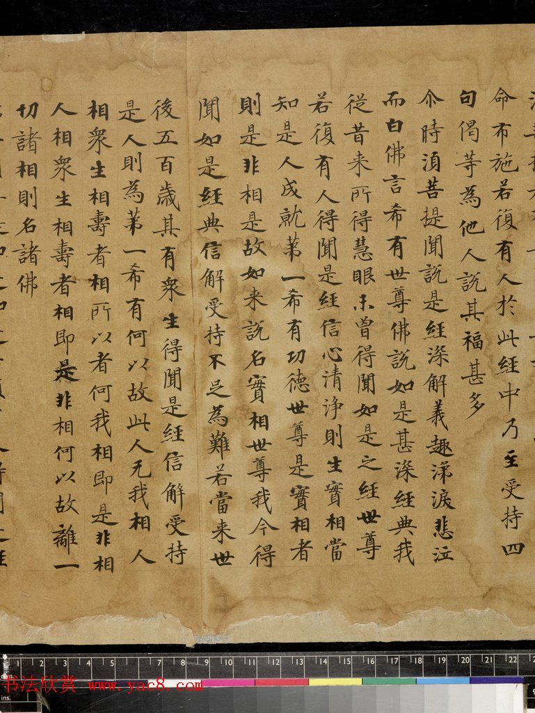 唐楷书《金刚般若波罗蜜经》（全图）