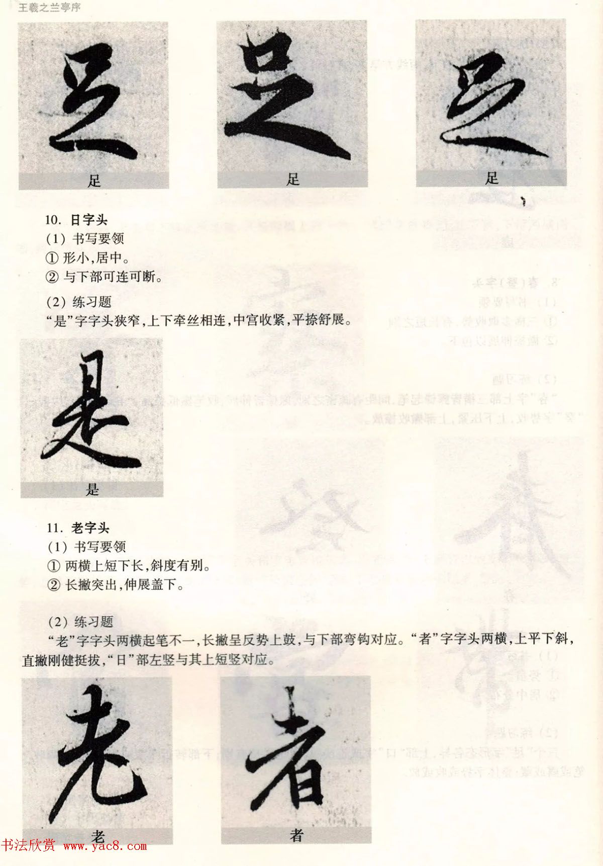 经典碑帖导学教程：王羲之兰亭序--偏旁篇