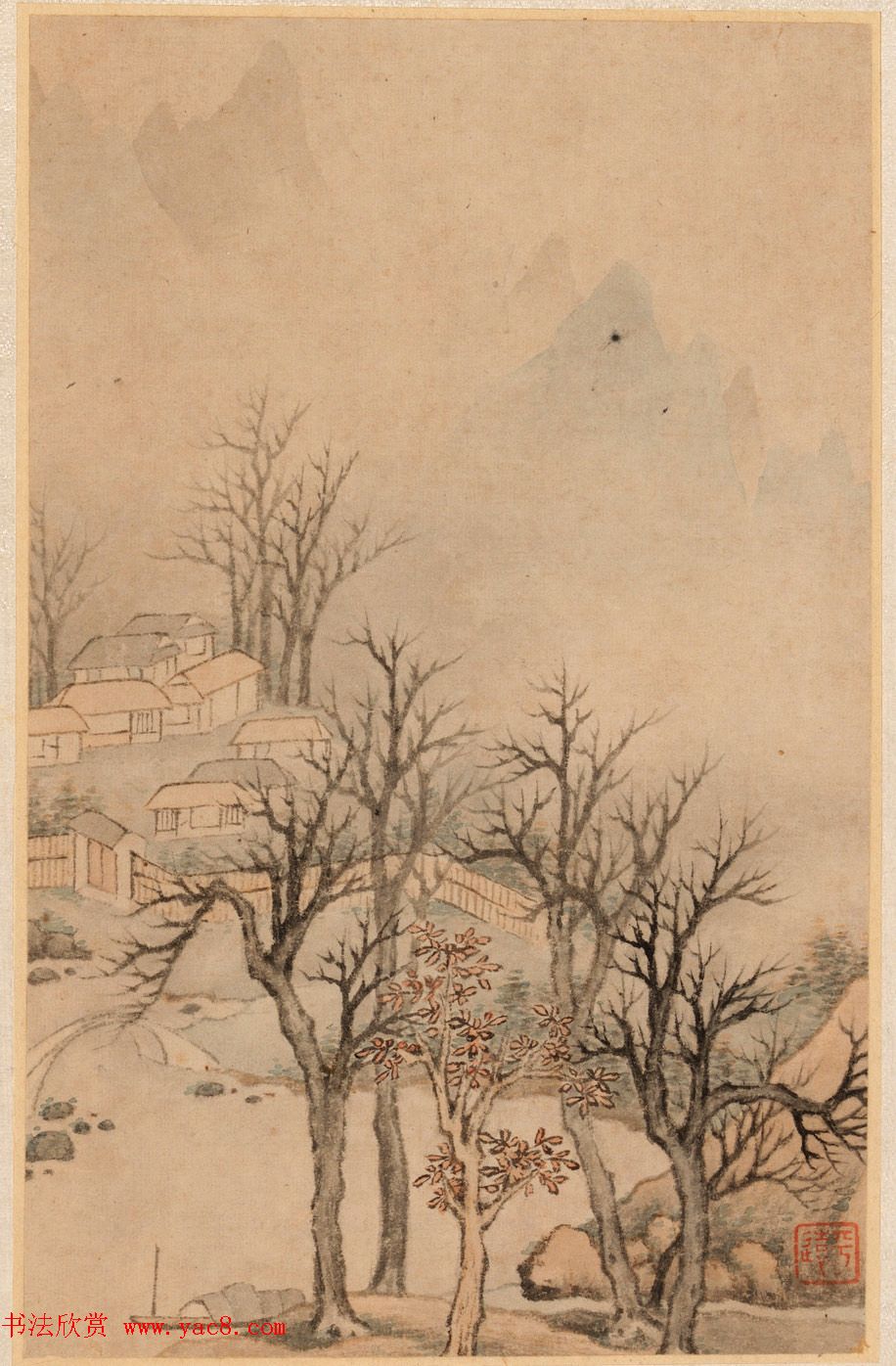 字画珍品:清初12人书法题《名家书画册》 字画珍品:清初12人书法题《名家书画册》