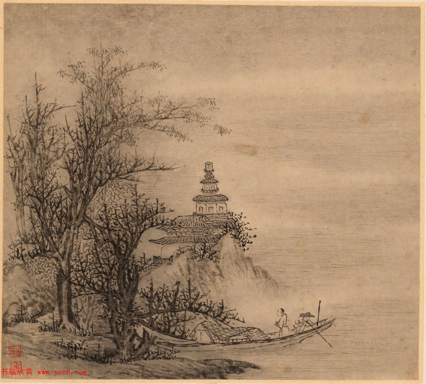 字画珍品:清初12人书法题《名家书画册》 字画珍品:清初12人书法题《名家书画册》