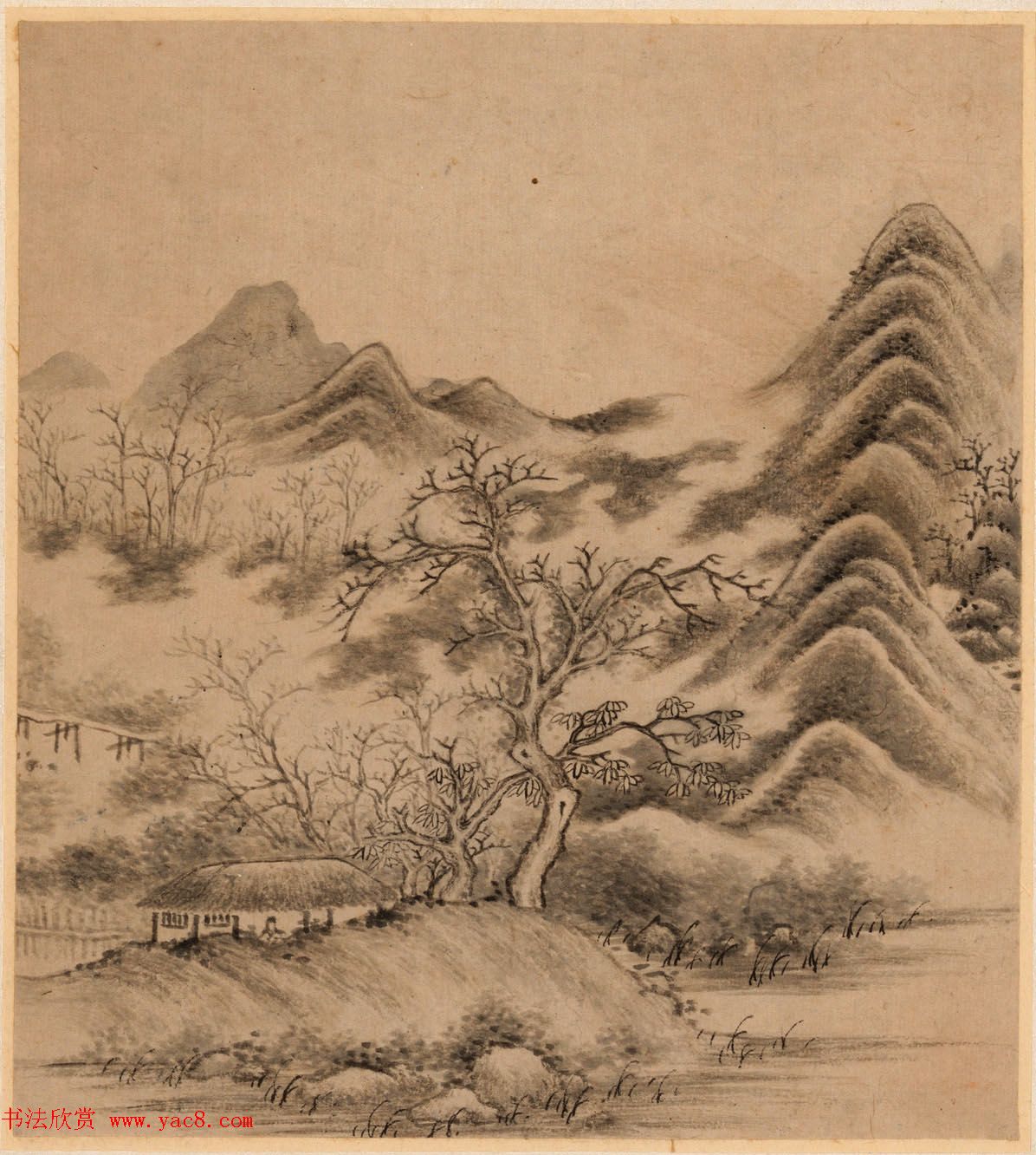 字画珍品:清初12人书法题《名家书画册》 字画珍品:清初12人书法题《名家书画册》