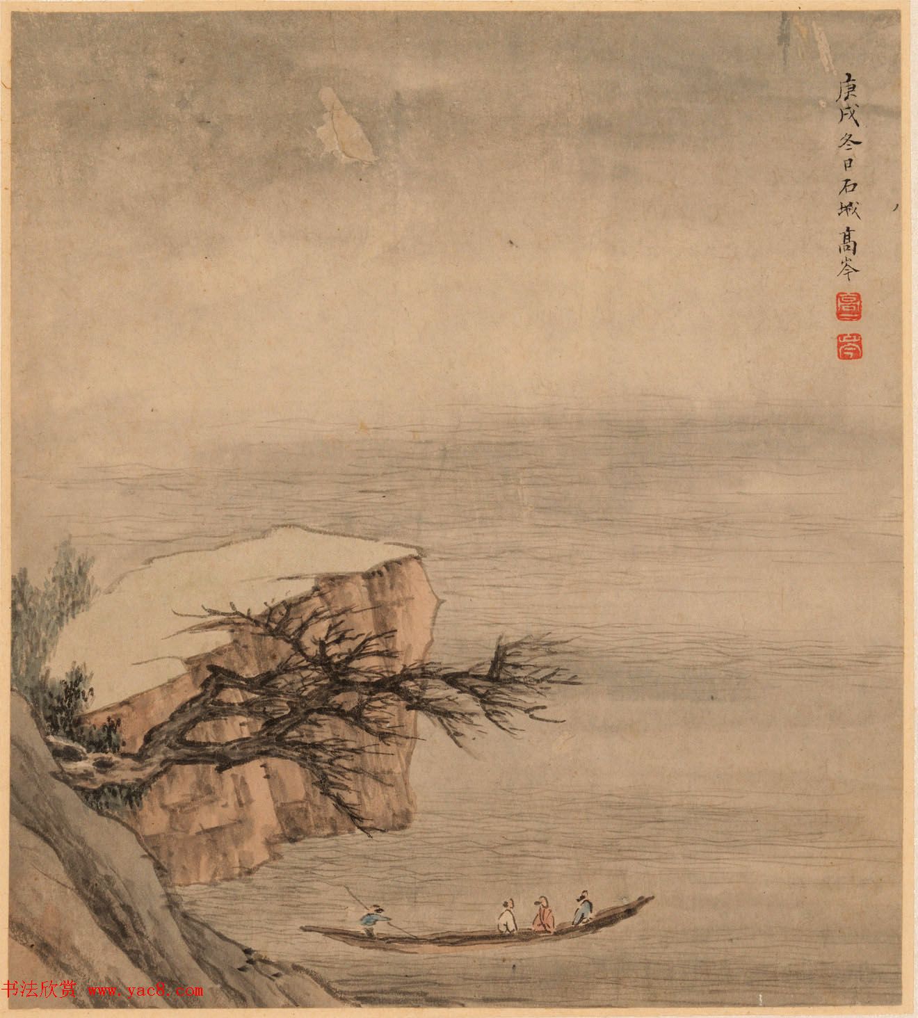 字画珍品:清初12人书法题《名家书画册》 字画珍品:清初12人书法题《名家书画册》