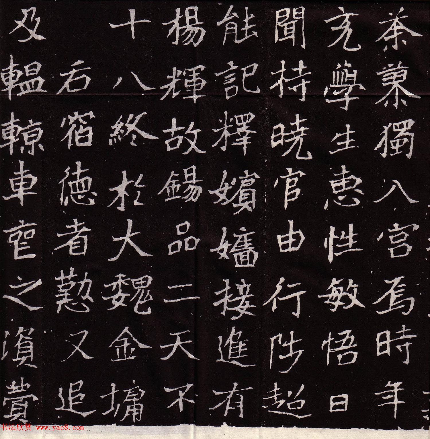 北魏正书欣赏《王僧男墓志》民国拓本