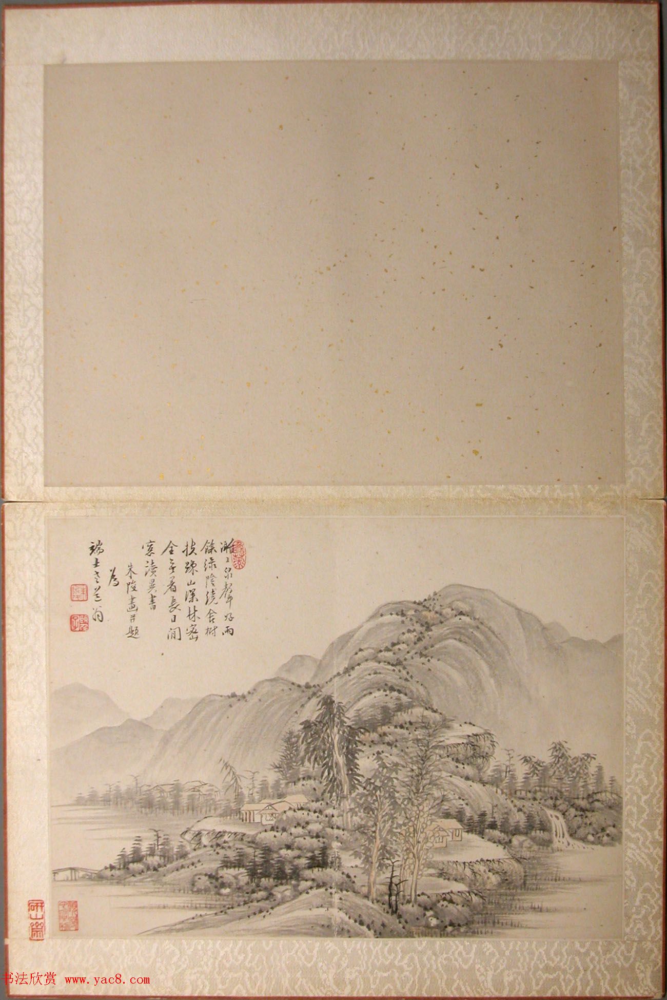 精品字画《清初八大家山水集景冊》