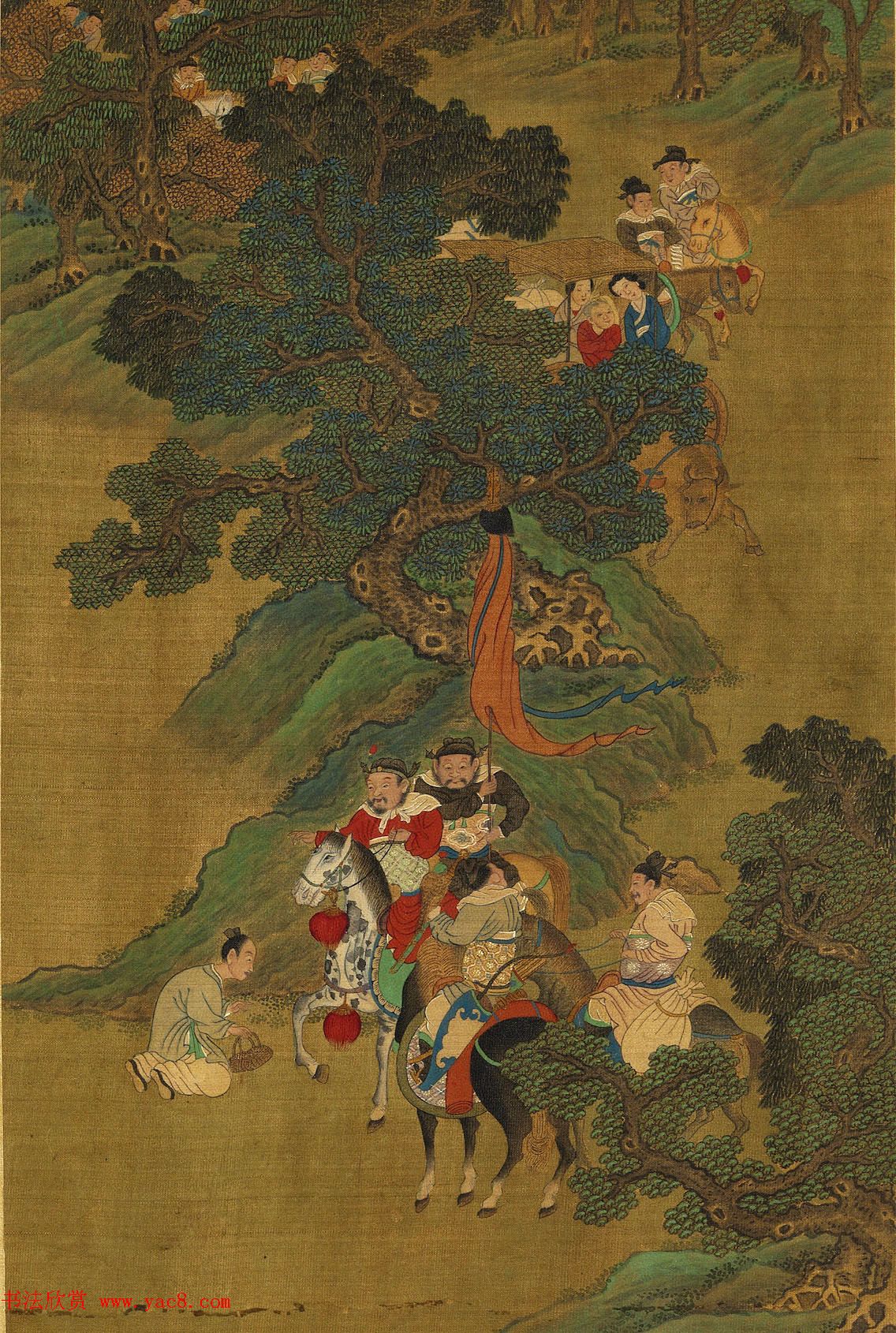 文徵明隶书许初行书合题《纯孝图》