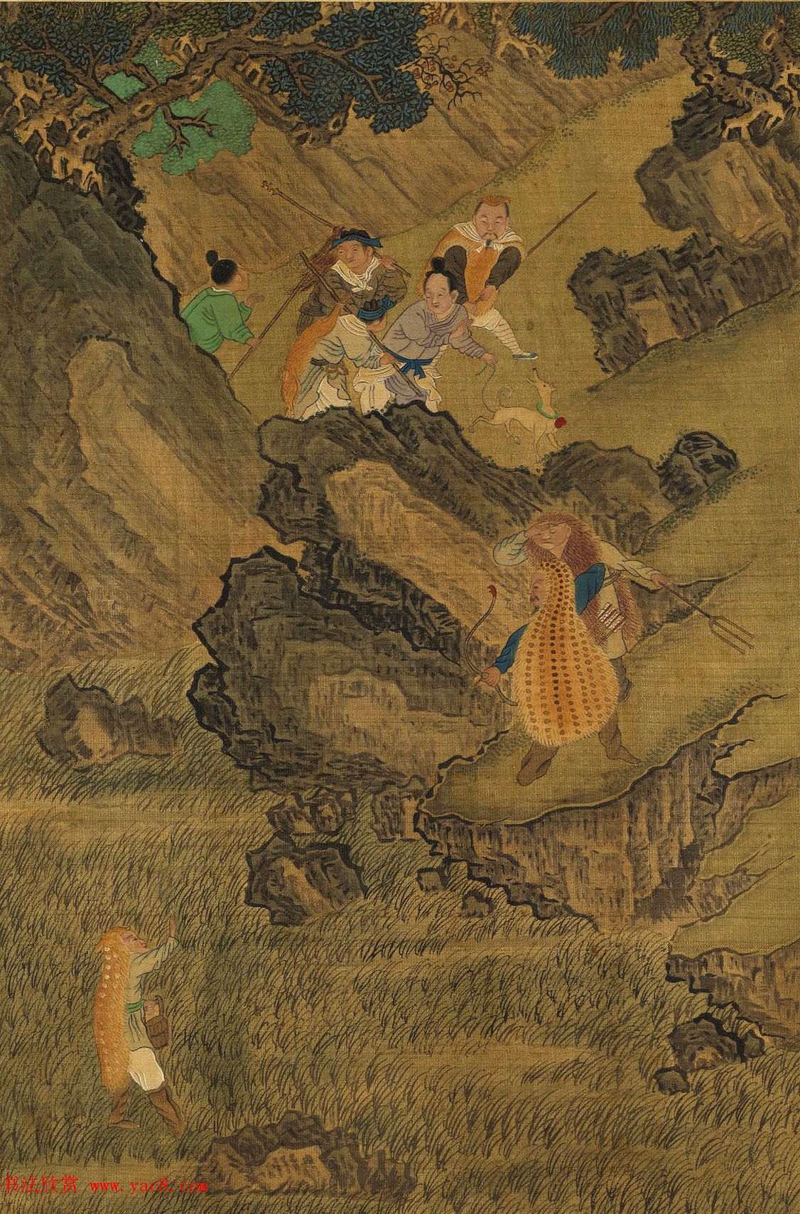 文徵明隶书许初行书合题《纯孝图》