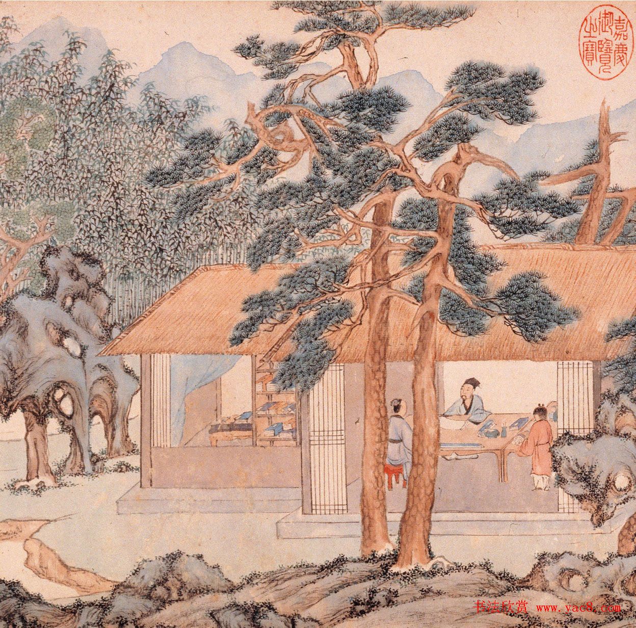 文徵明88岁小楷《真赏斋铭有叙》