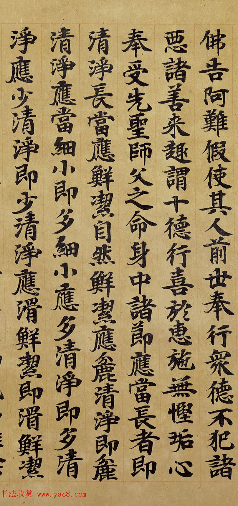 宋人写经卷《佛说胞胎经》传世残本