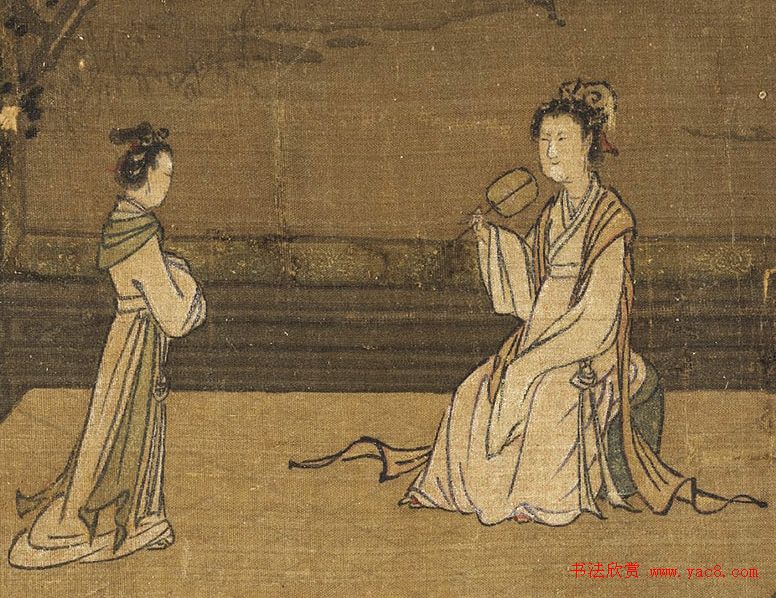 宋高宗楷书《女孝经》马和之补图绢本