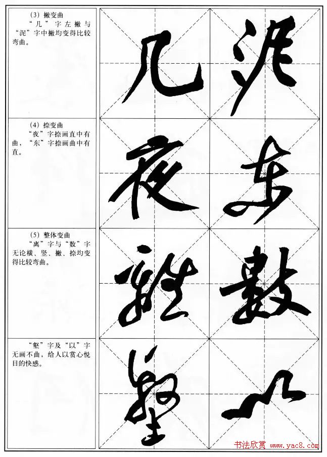 书法教程--黄庭坚行书用笔特点