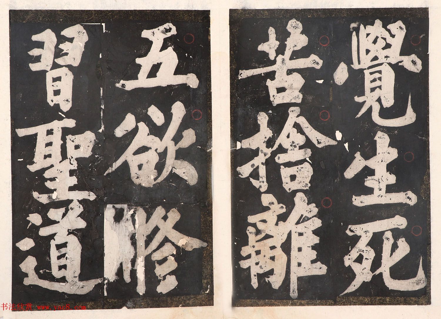 元人大楷书法《佛说八大人觉经》