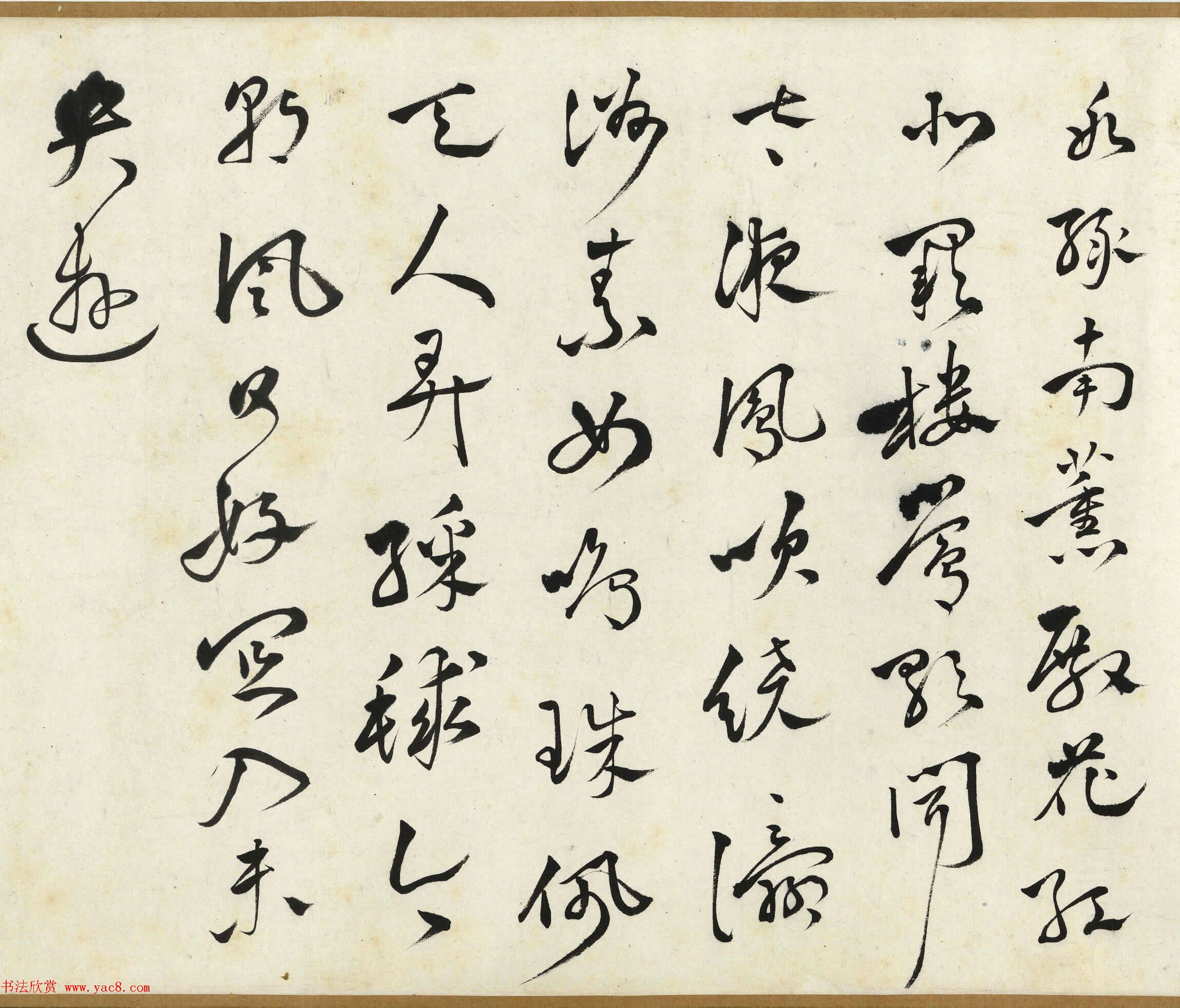 传明仇英乞巧图：宫中女子过七夕