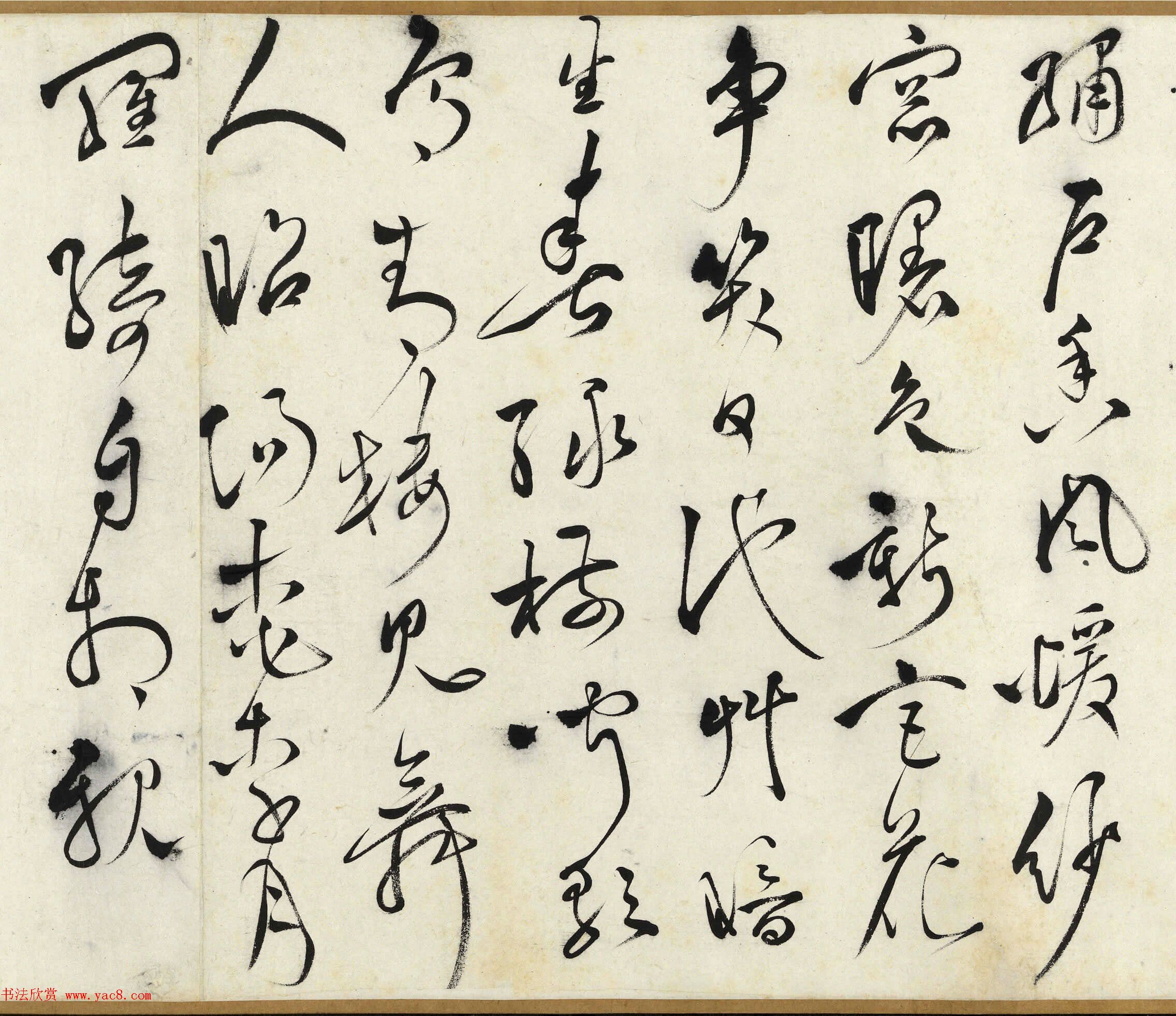 传明仇英乞巧图：宫中女子过七夕