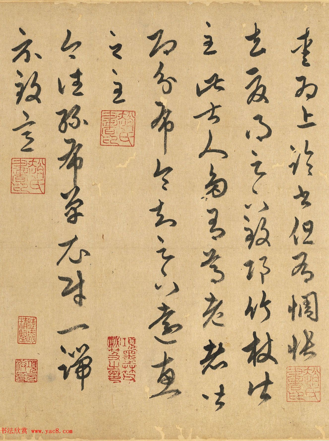 赵孟頫63岁草书《元赵文敏公临十七帖》