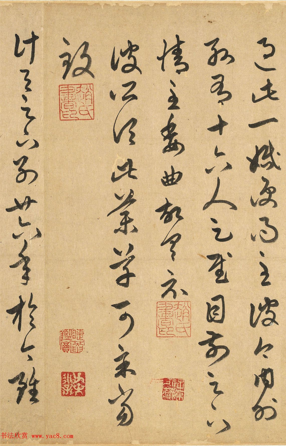 赵孟頫63岁草书《元赵文敏公临十七帖》