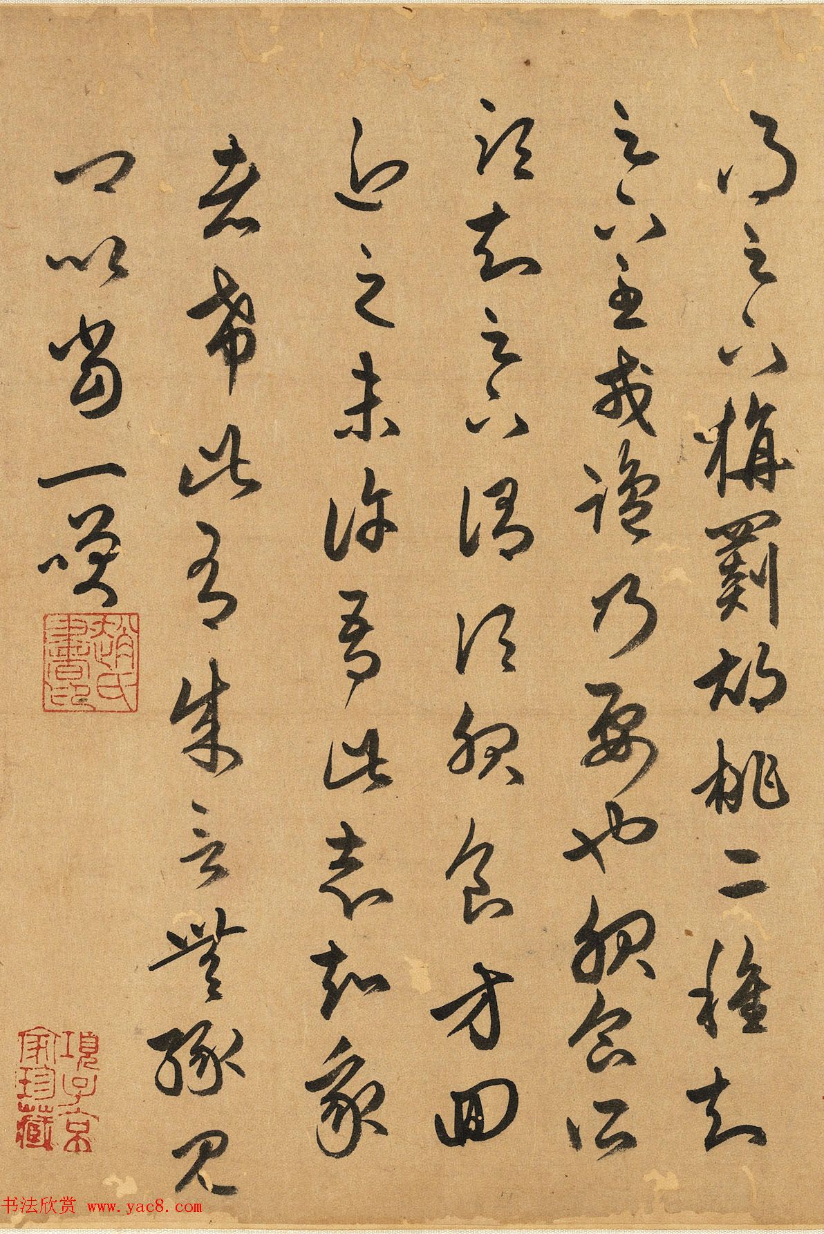 赵孟頫63岁草书《元赵文敏公临十七帖》