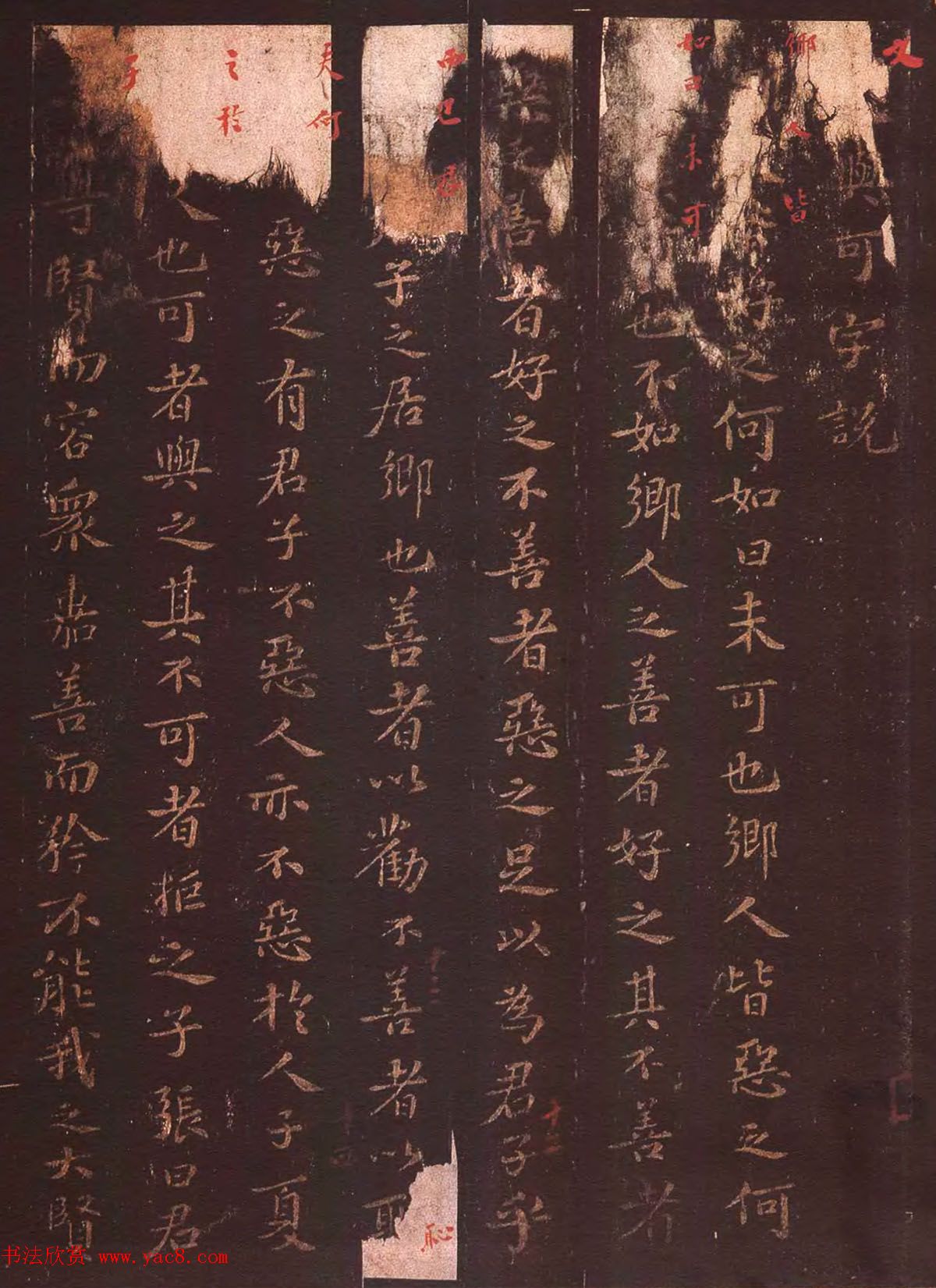 苏轼书法欣赏《文与可字说》