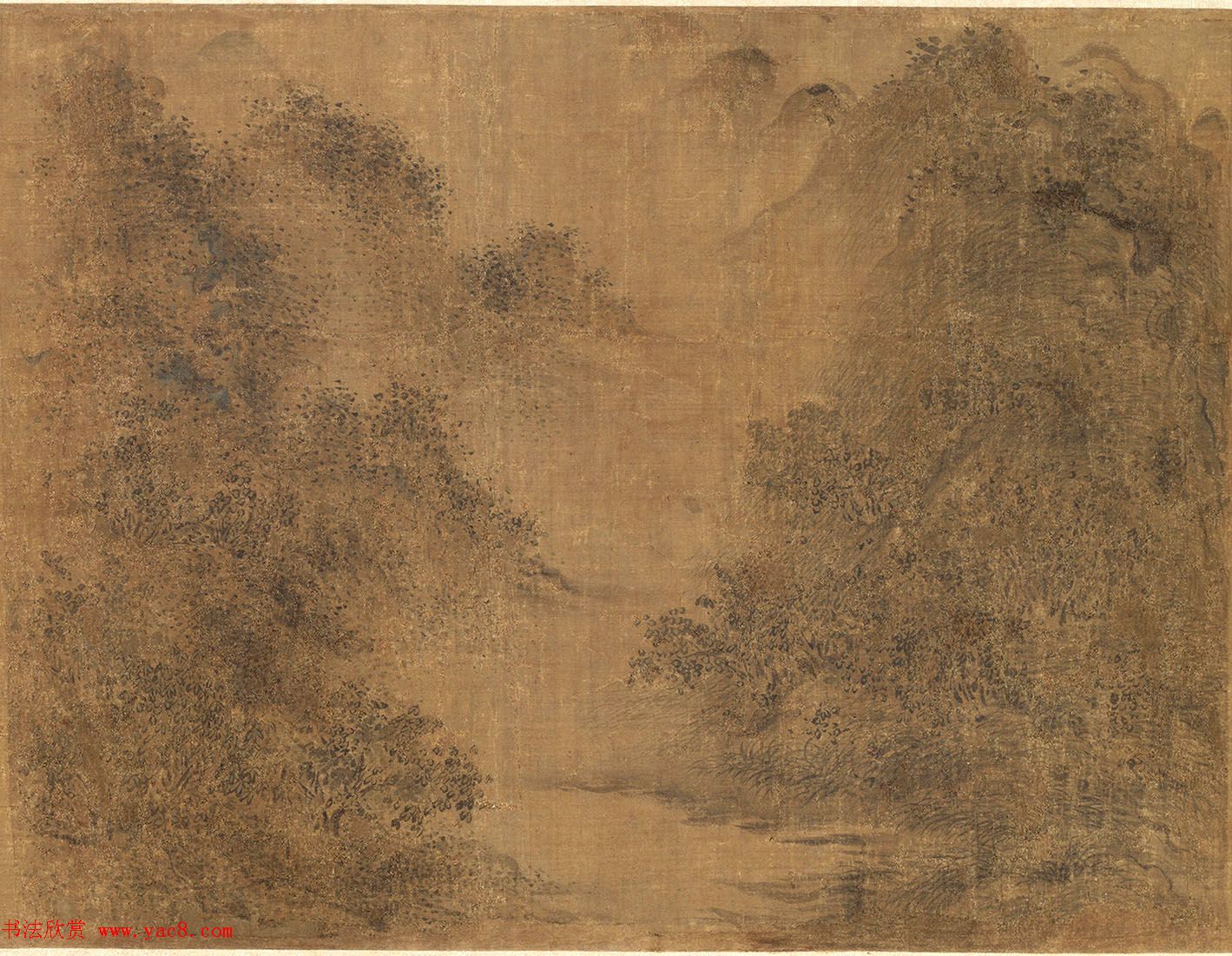 宋高宗书《毛诗小雅》马和之南有嘉鱼等六篇书画卷