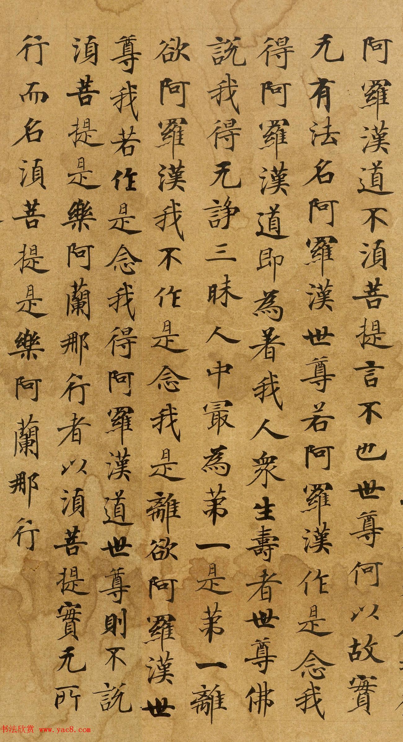 唐代刘弘珪楷书抄写《金刚般若波罗蜜经》