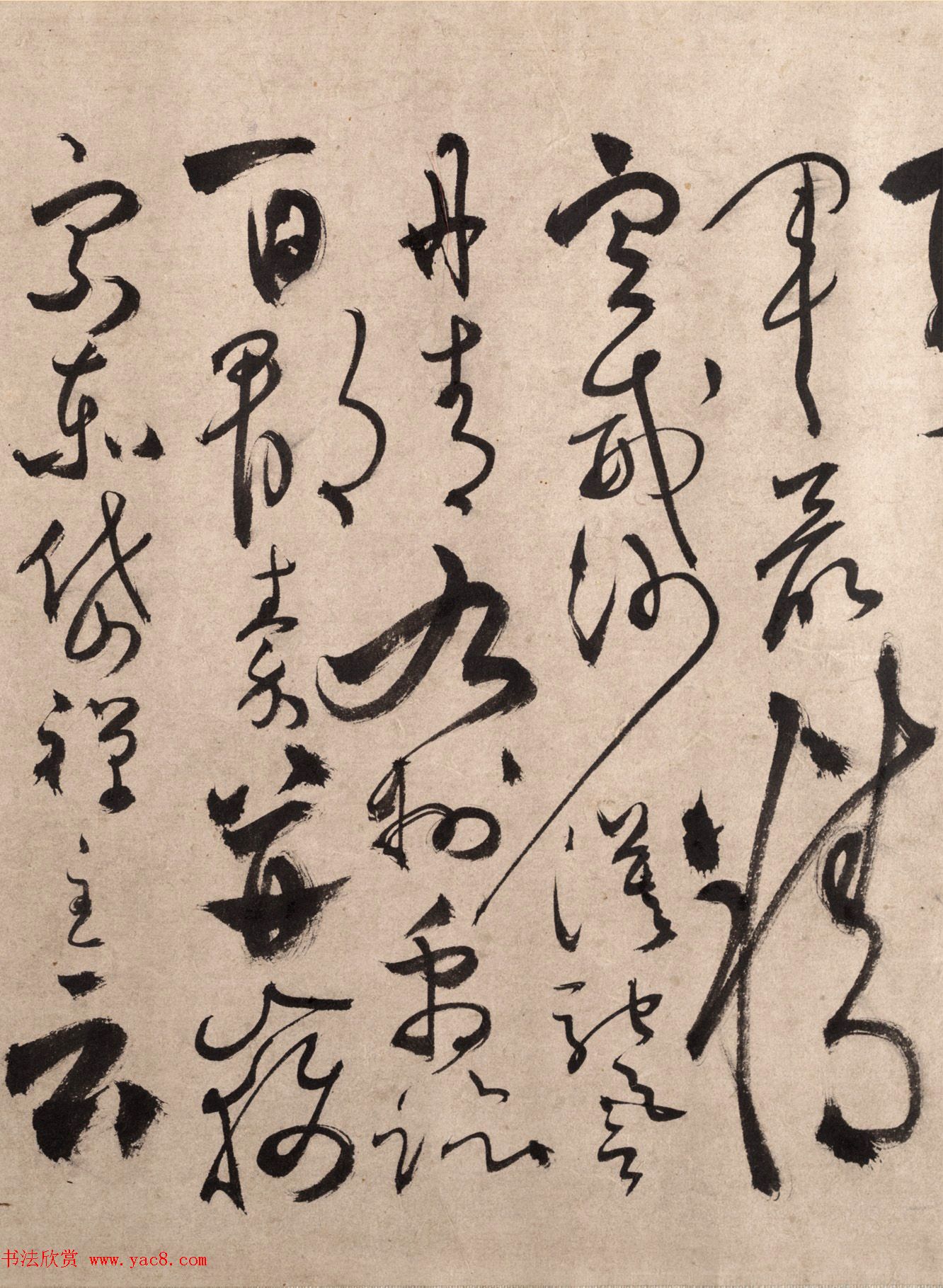 明代书法家张弼草书欣赏《千字文》手卷 明代书法家张弼草书欣赏《千字文》手卷