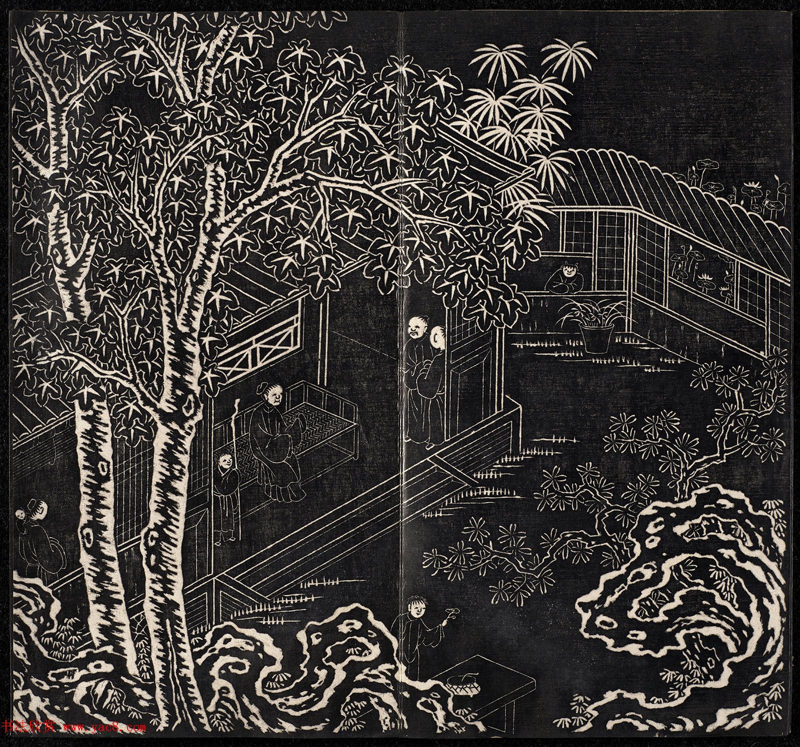 清代书法家王寿康题写改琦绘《节孝事实图》 清代书法家王寿康题写改琦绘《节孝事实图》