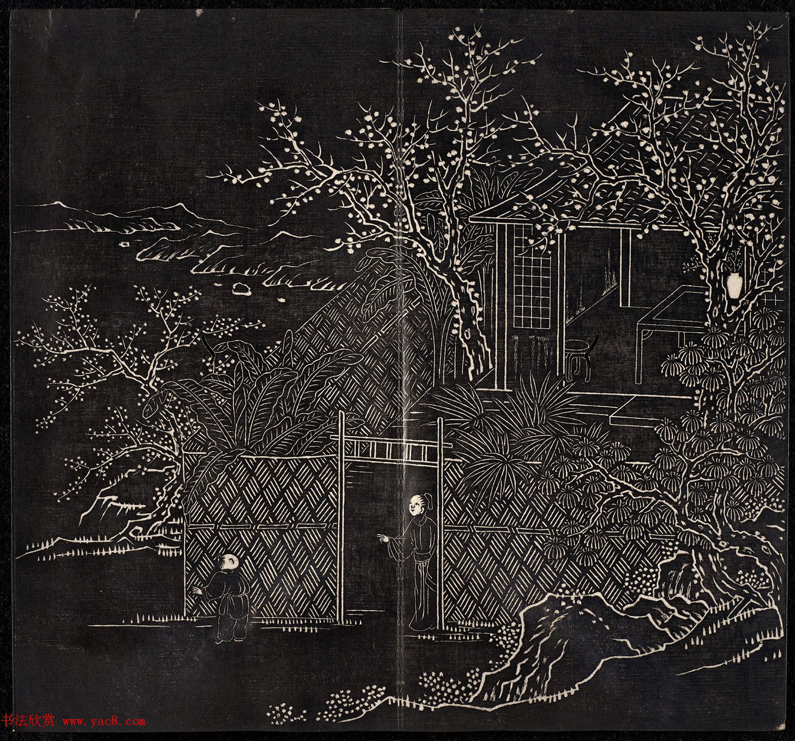 清代书法家王寿康题写改琦绘《节孝事实图》 清代书法家王寿康题写改琦绘《节孝事实图》