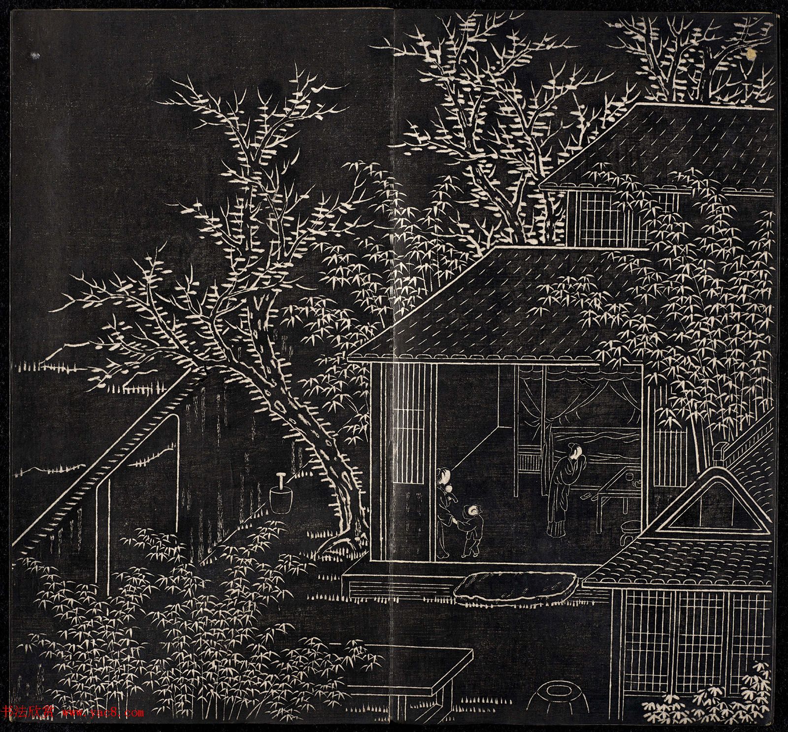 清代书法家王寿康题写改琦绘《节孝事实图》 清代书法家王寿康题写改琦绘《节孝事实图》