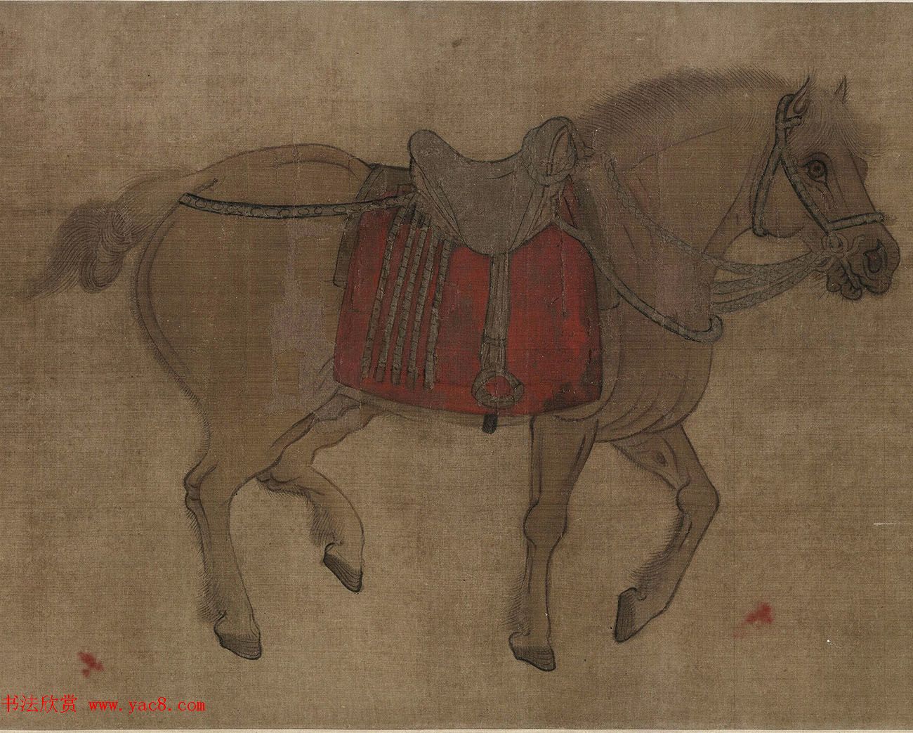 金代赵秉文62岁书法题赞《昭陵六骏》 金代赵秉文62岁书法题赞《昭陵六骏》