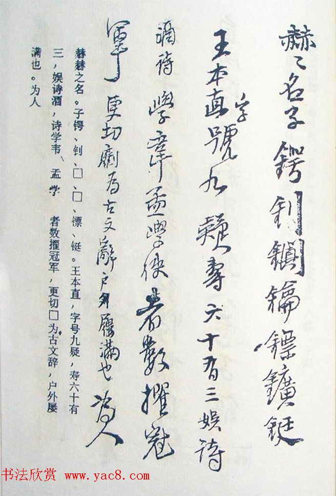 王铎行书欣赏《王氏家谱》